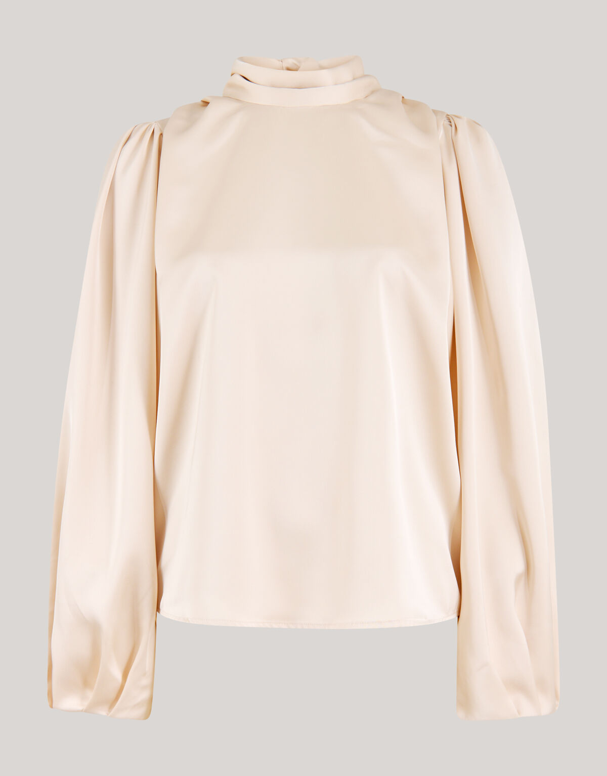 Satijnen Blouse Gebroken Wit By Lonneke SHOEBY WOMEN