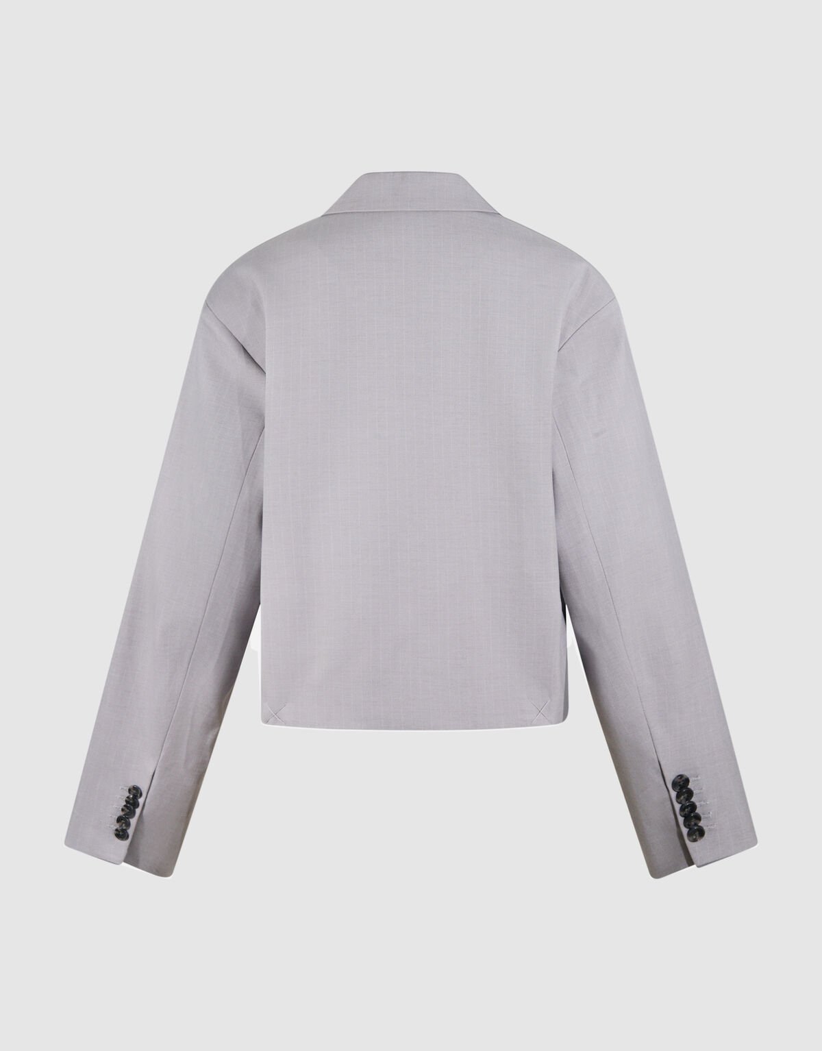 Tapered Pinstripe Blazer Lichtgrijs SHOEBY WOMEN