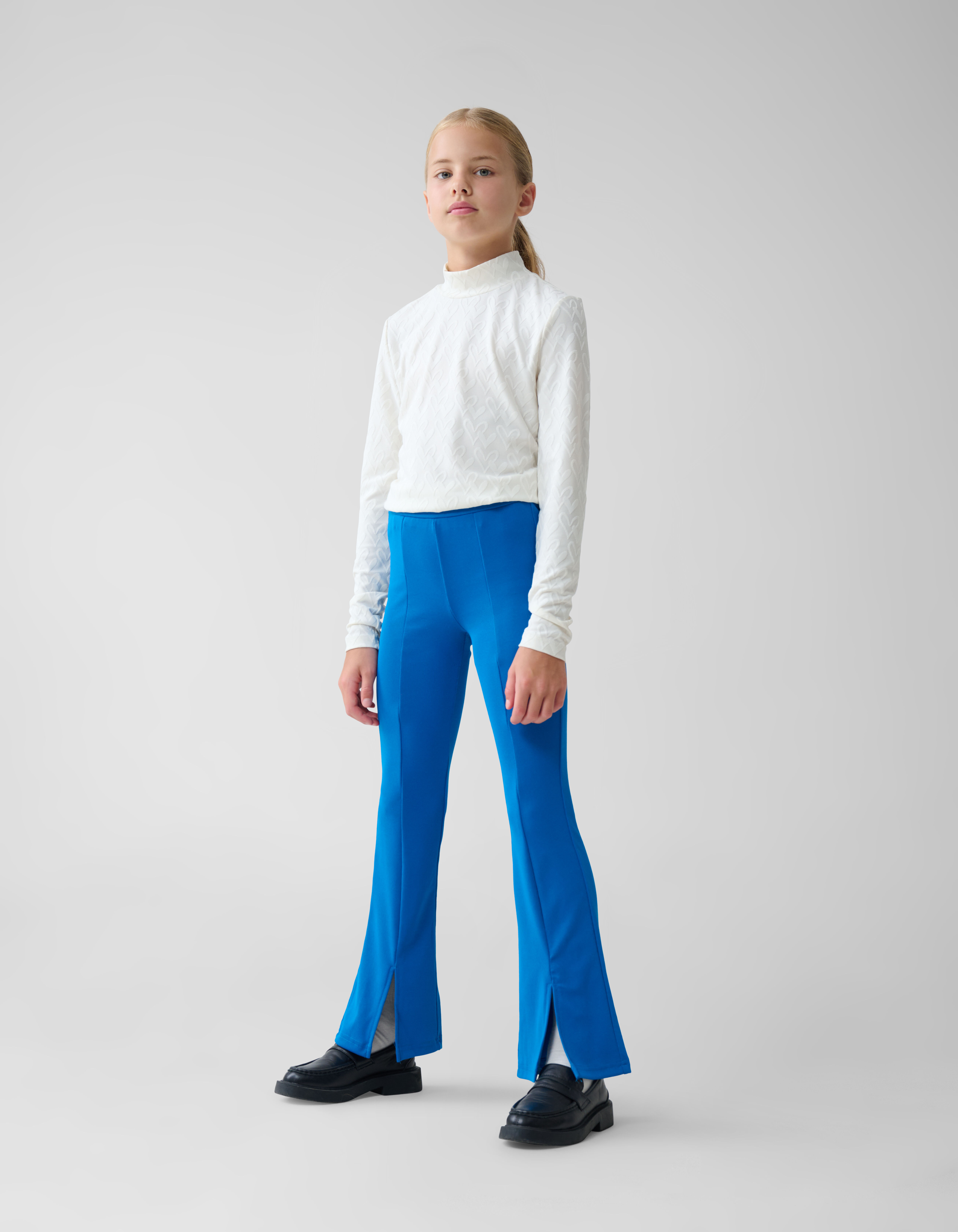 Flared legging blauw 2025