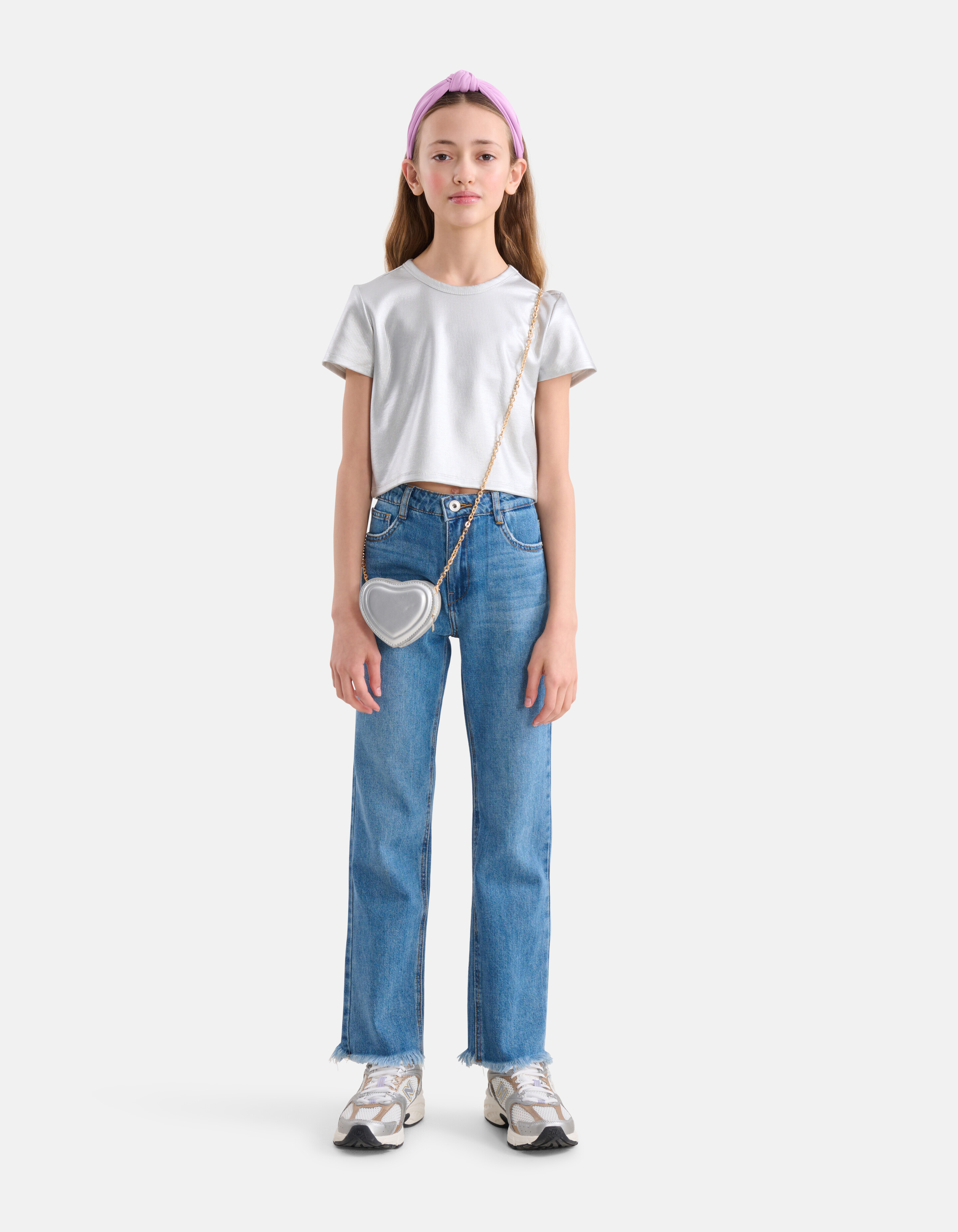Cropped Top Zilver SHOEBY GIRLS