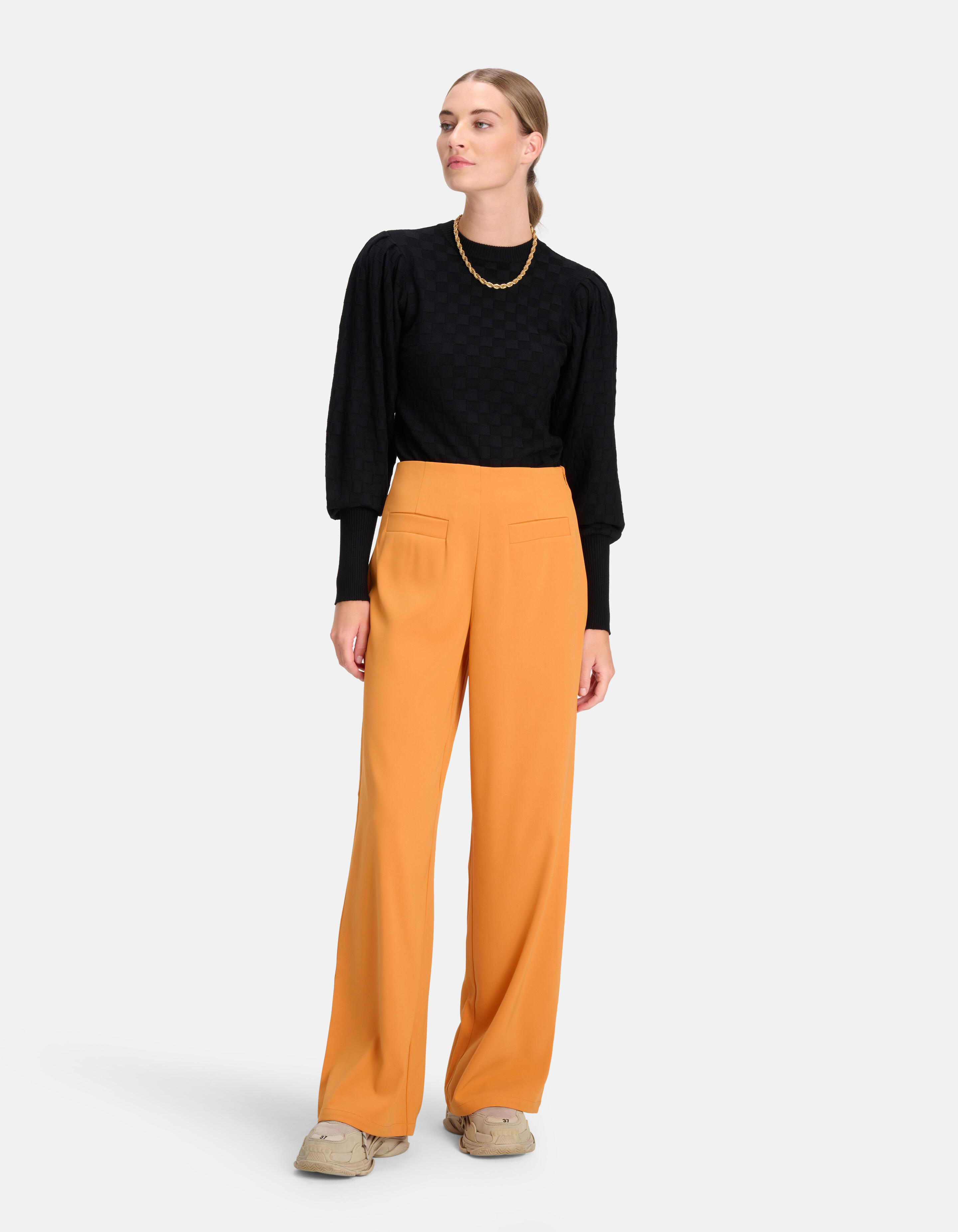 Wide Leg Pantalon Oranje SHOEBY WOMEN