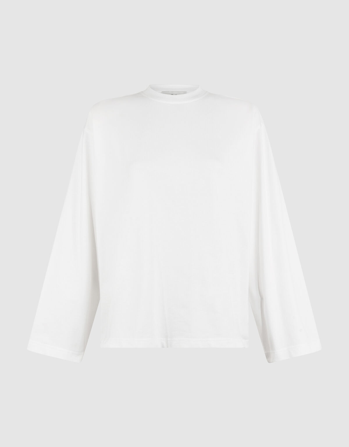 Oversized Longsleeve T-shirt Wit By Monica SHOEBY WOMEN