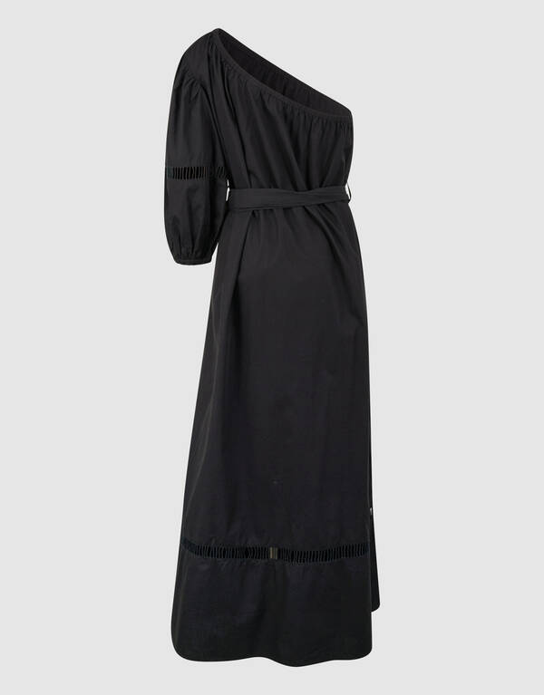 Tape Maxi Jurk Zwart SHOEBY WOMEN