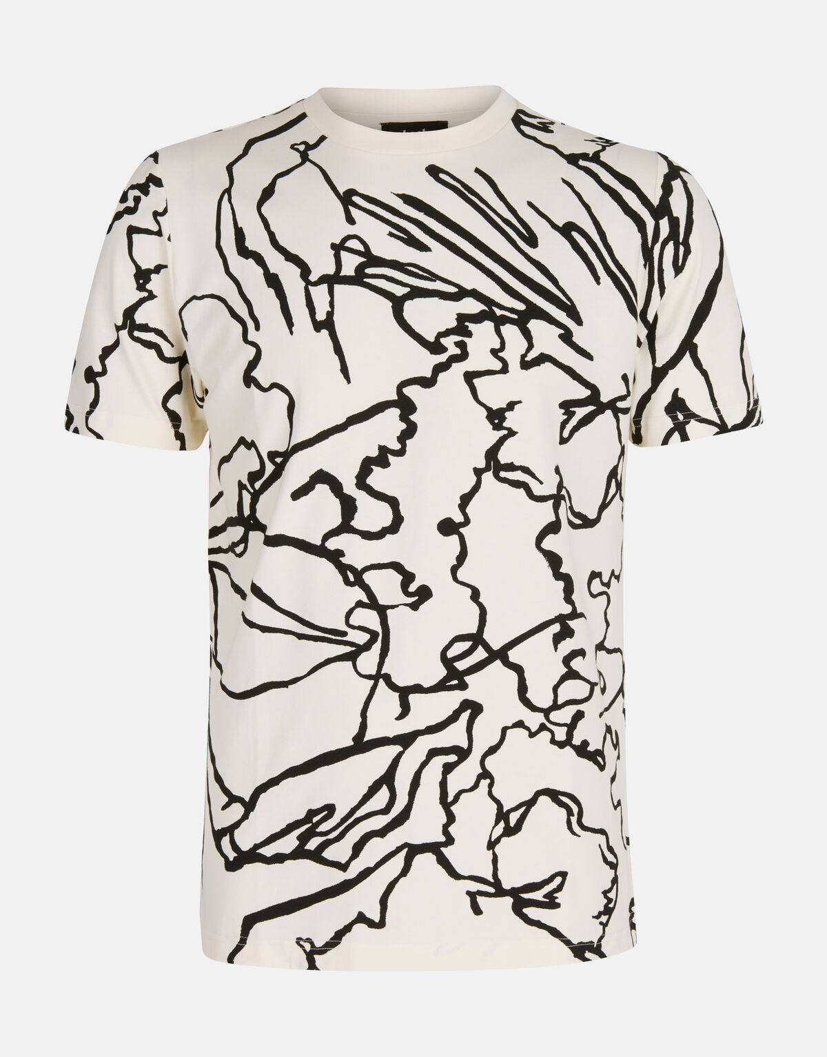 Line T-shirt Gebroken Wit SHOEBY MEN