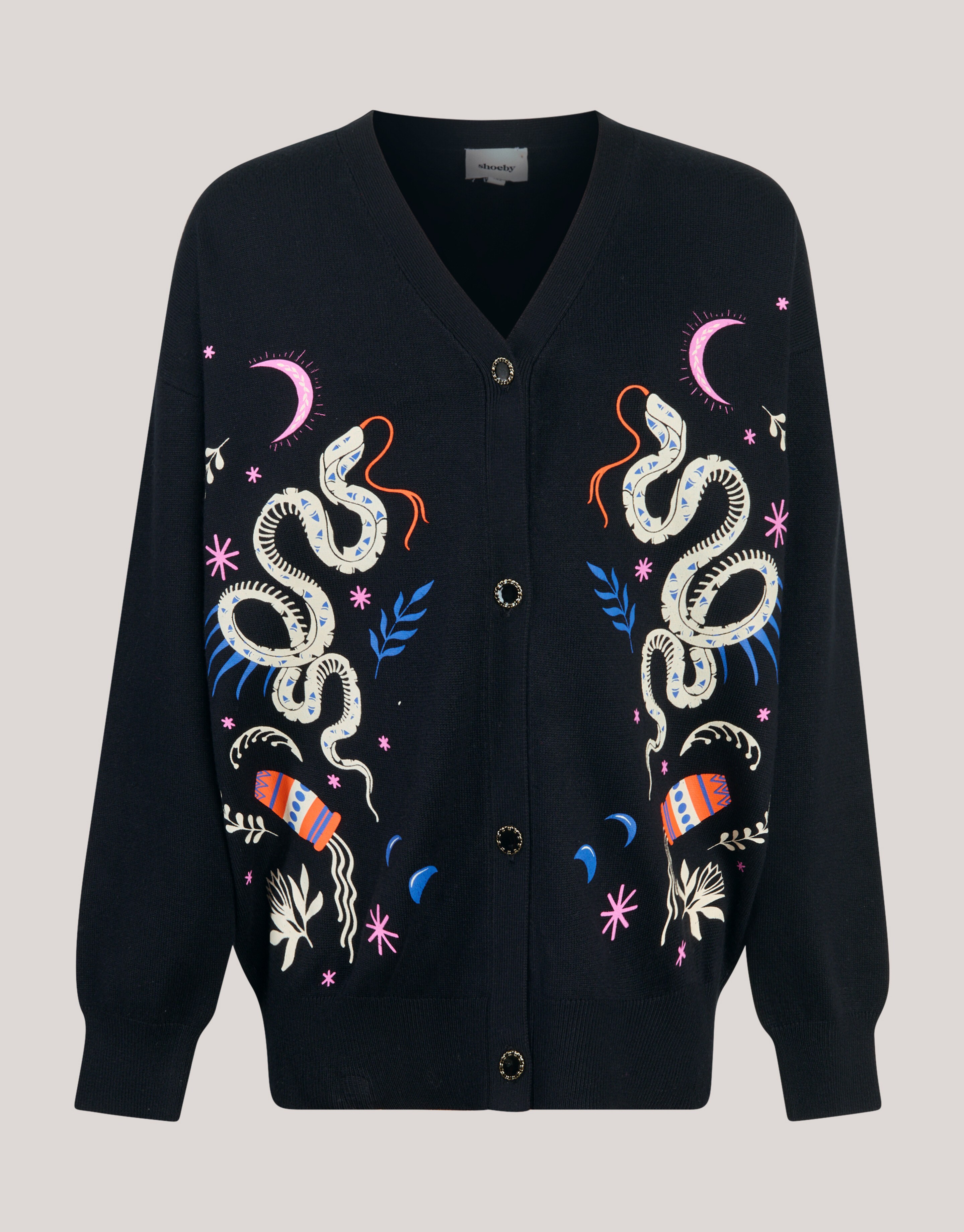 Printed Vest Zwart SHOEBY GIRLS