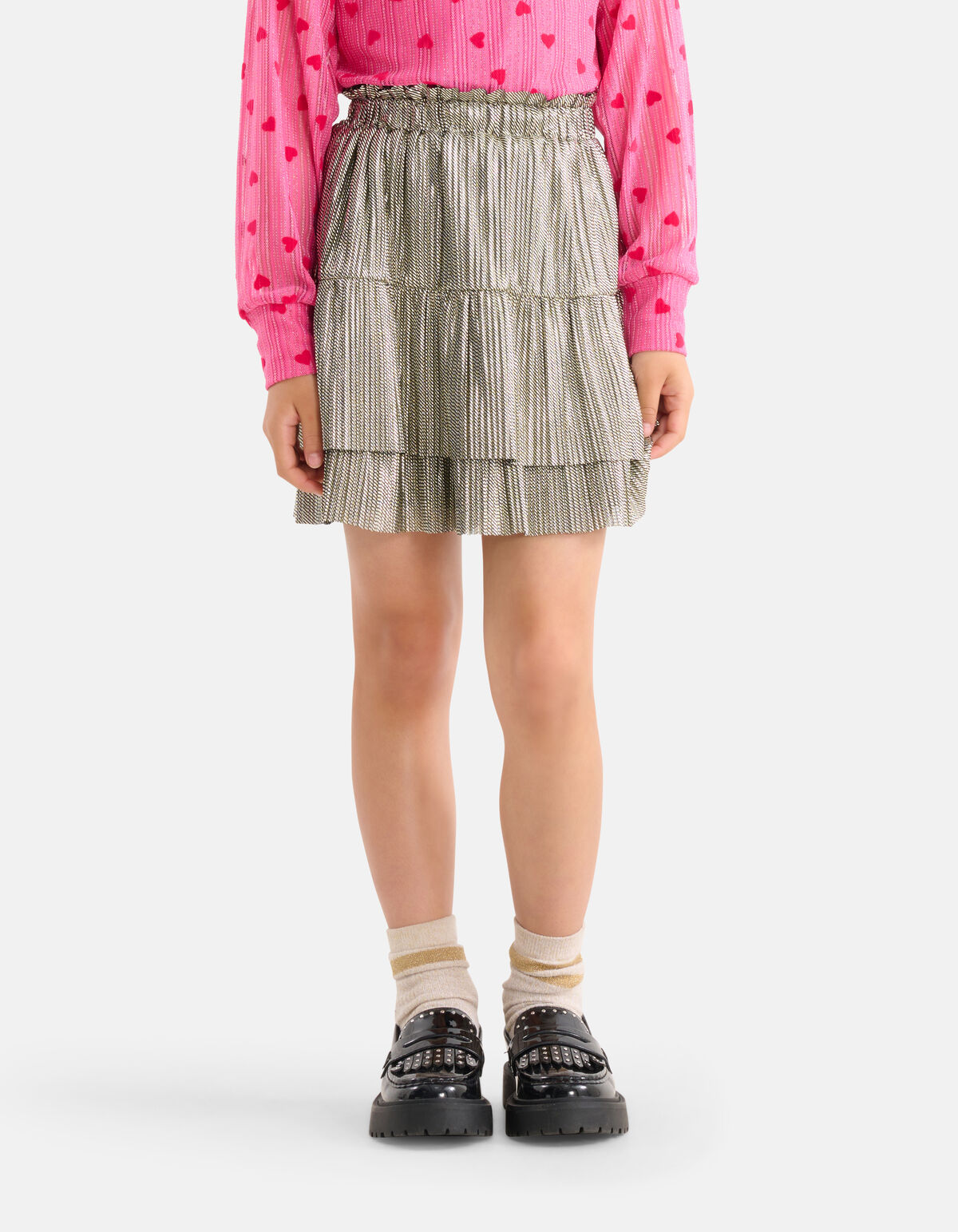 Metallic Rok Zilver SHOEBY GIRLS