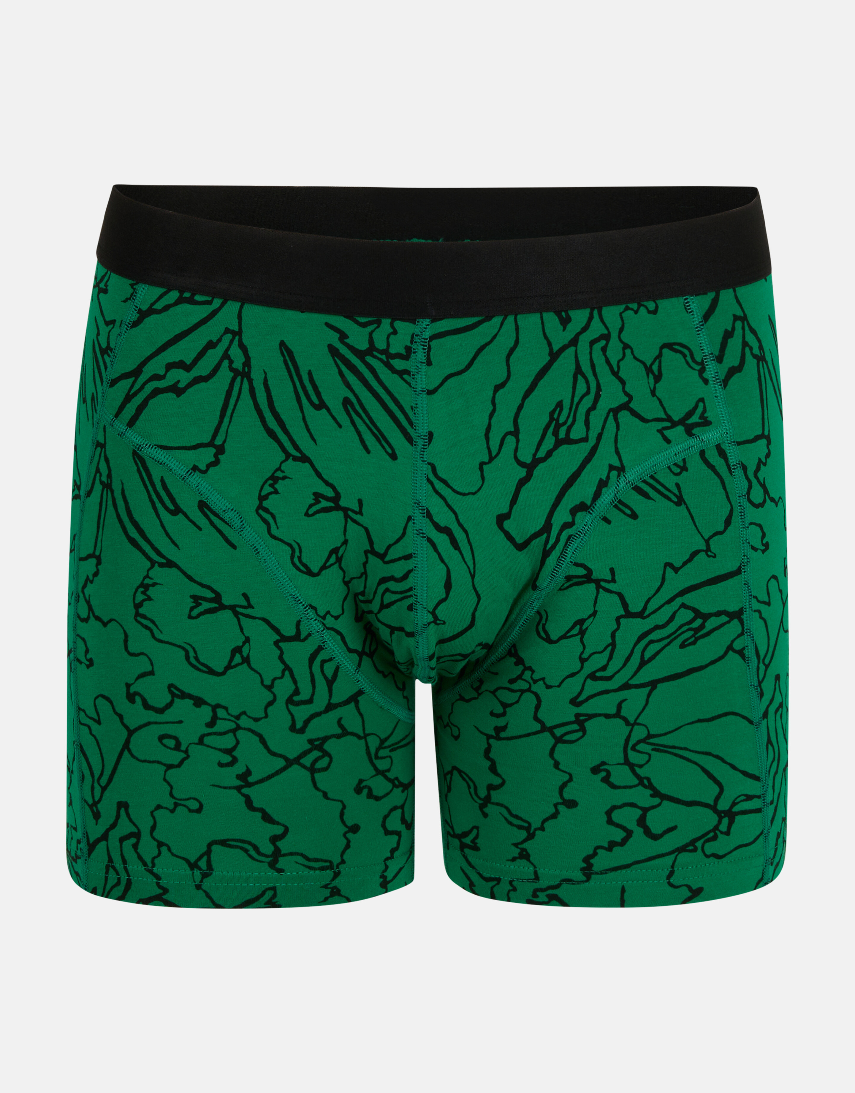 Line Boxershort Groen SHOEBY ACCESSOIRES