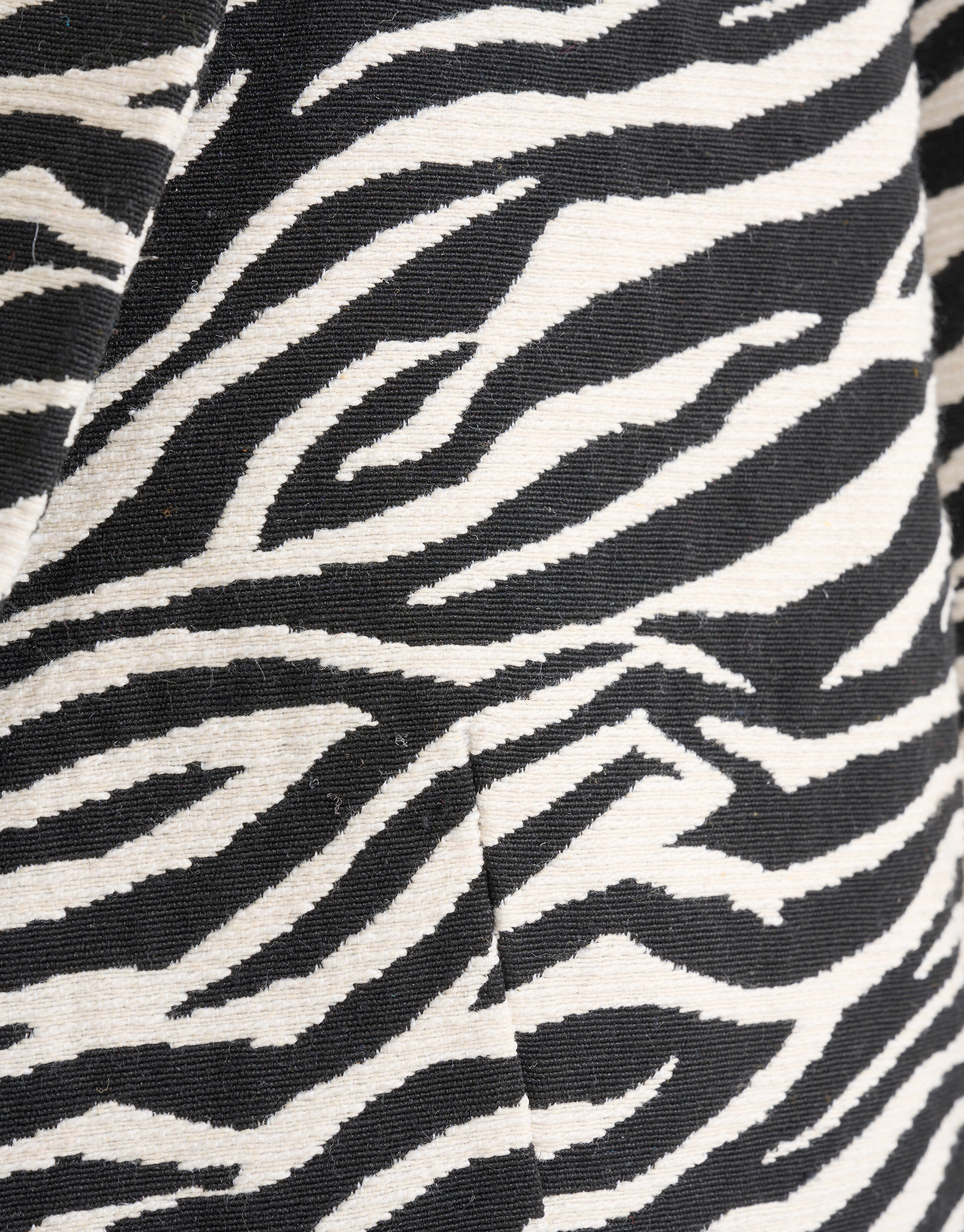 Jacquard Zebraprint Blazer Zwart/Wit SHOEBY WOMEN