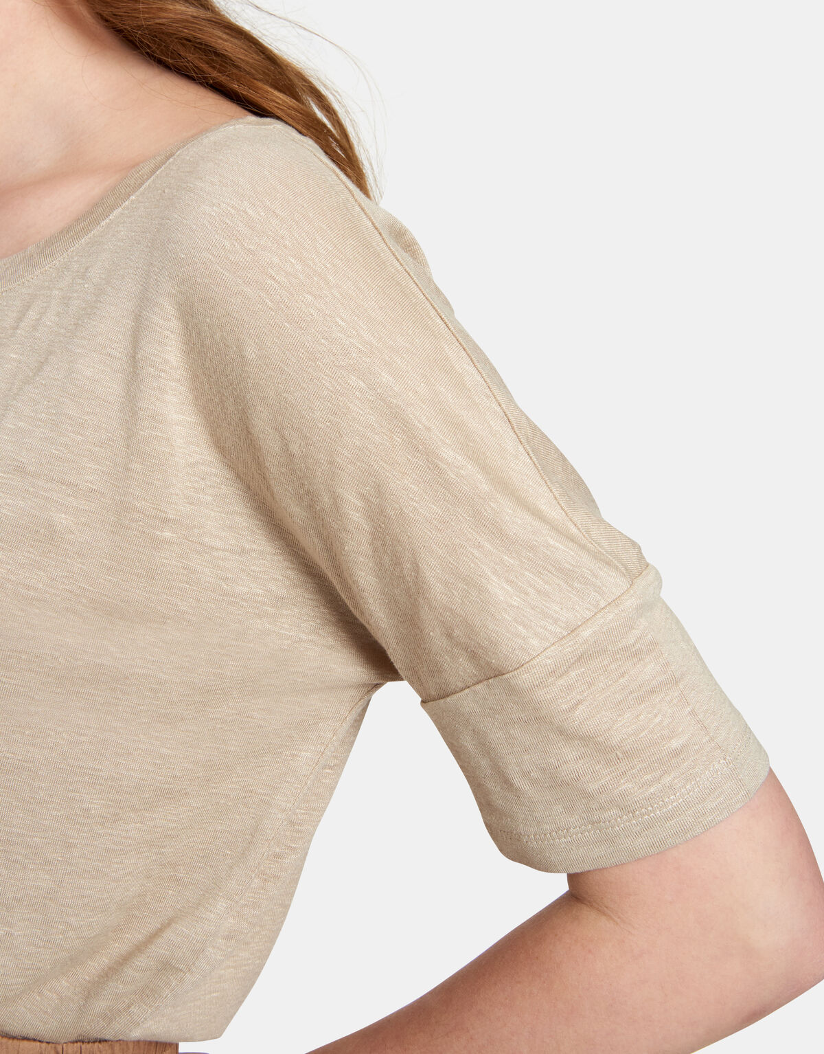Linnen T-shirt Eksept