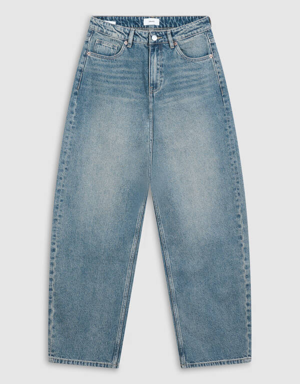 Baggy Fit Tinted Jeans Donkerblauw SHOEBY WOMEN