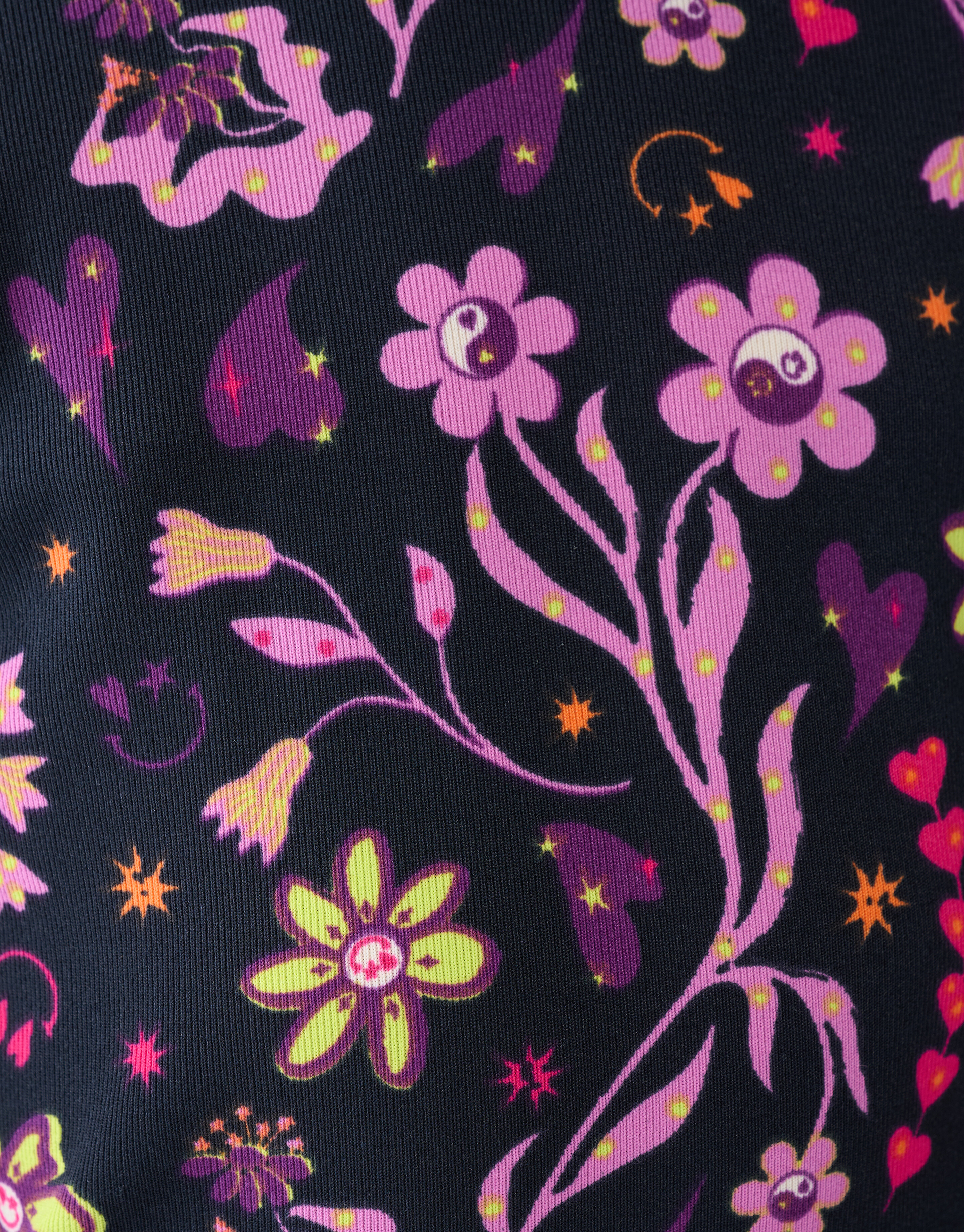 Doodle Print Top Zwart SHOEBY GIRLS