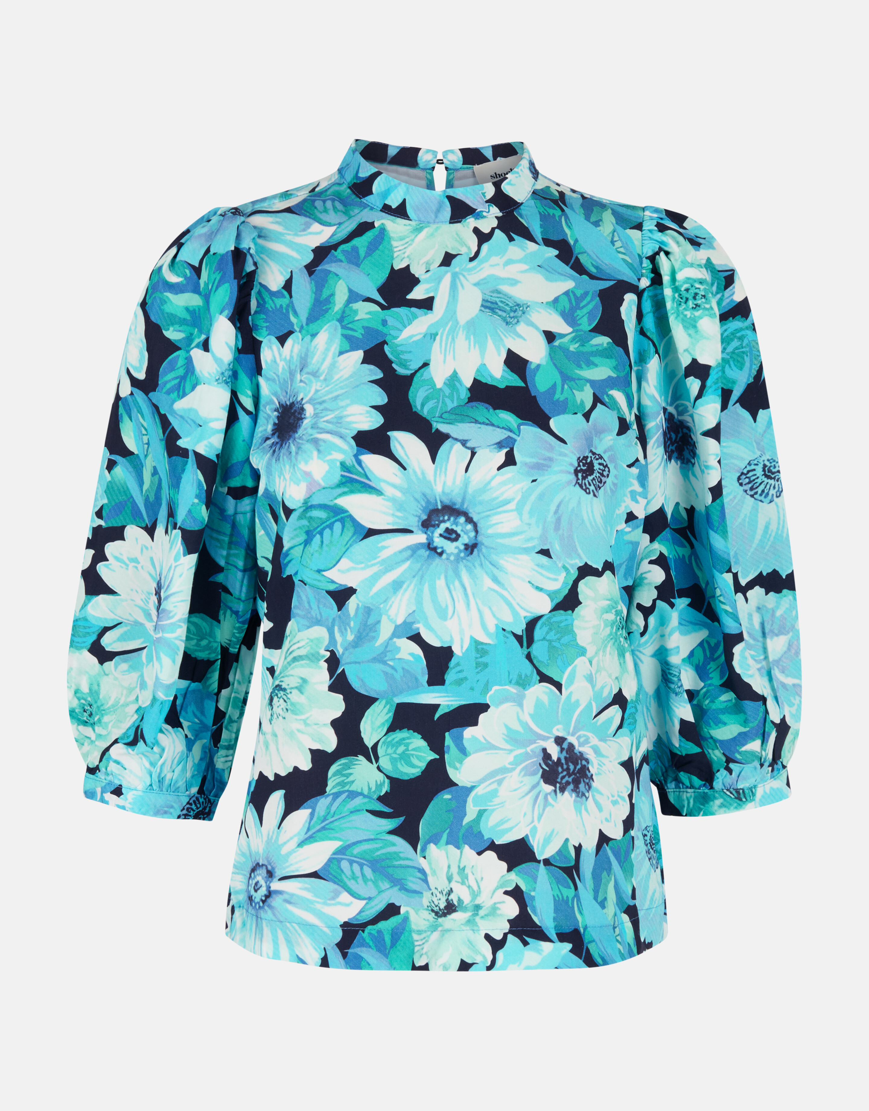 Bloemenprint Top Blauw SHOEBY WOMEN