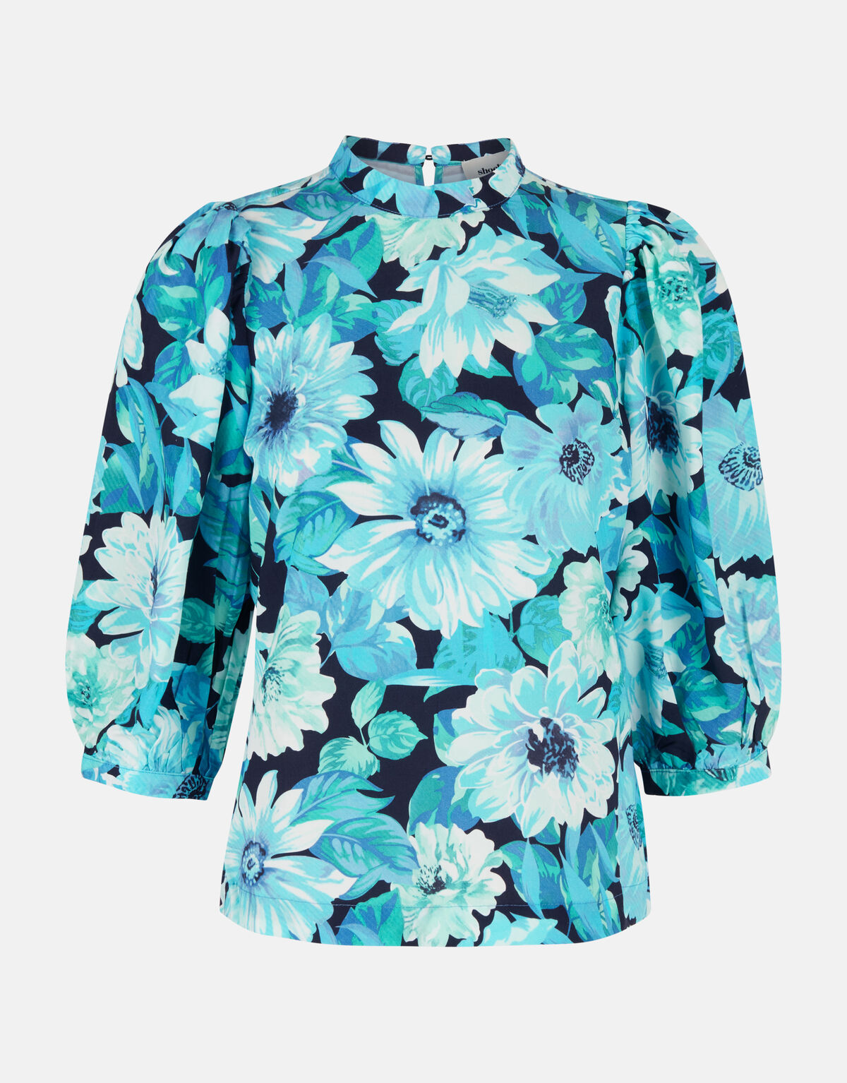 Bloemenprint Top Blauw SHOEBY WOMEN