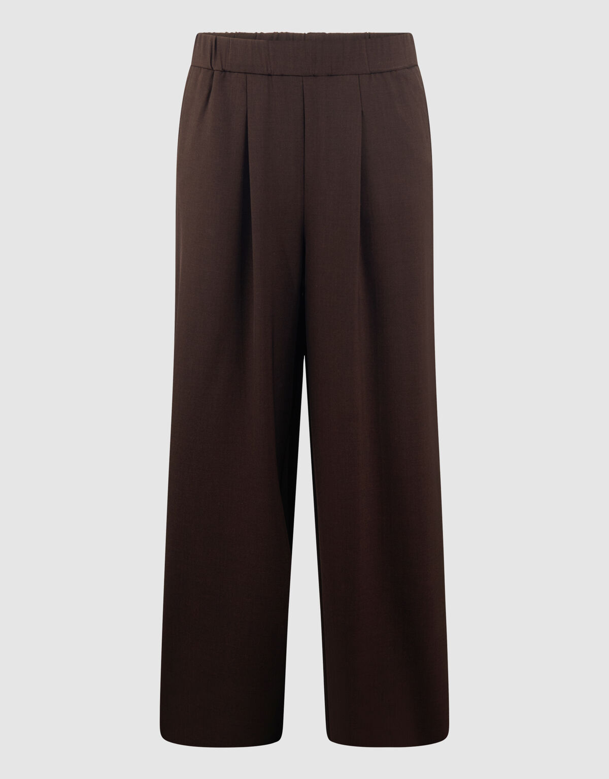 Wide Leg Fit Broek Donkerbruin By Mieke SHOEBY WOMEN