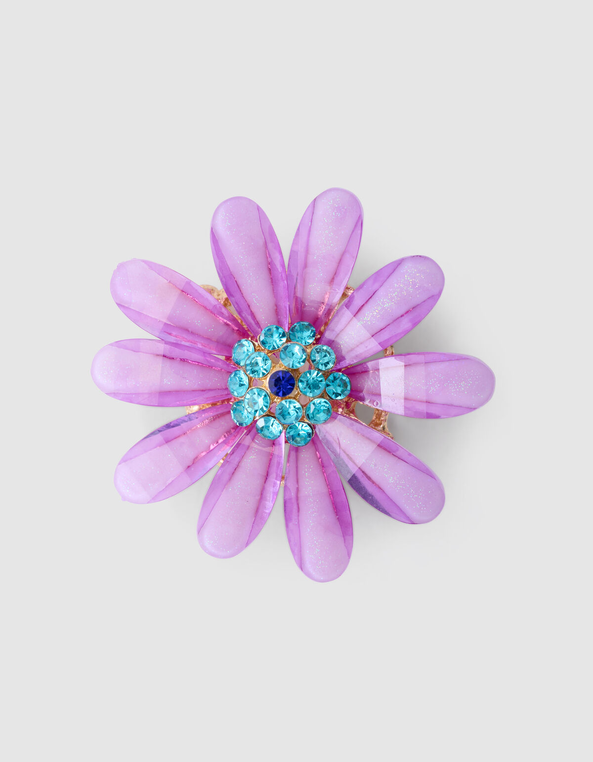 Flower Broche Paars SHOEBY ACCESSOIRES