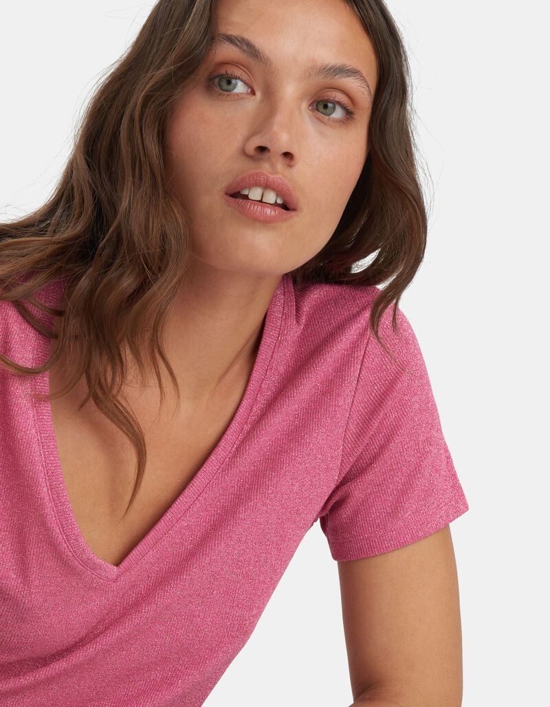 Glitter Knoop T-shirt