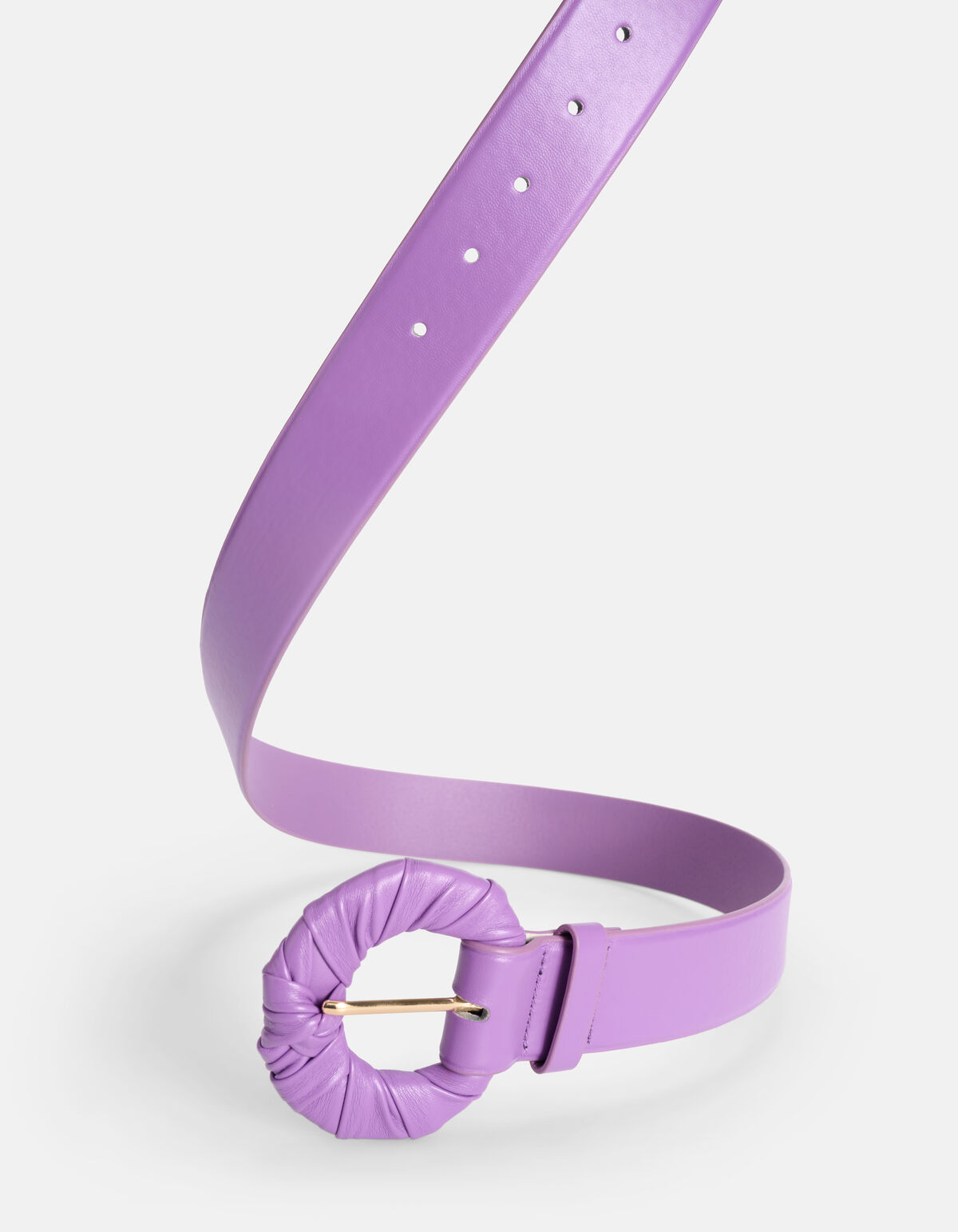 Gevouwen Gesp Taille Riem Paars SHOEBY ACCESSOIRES