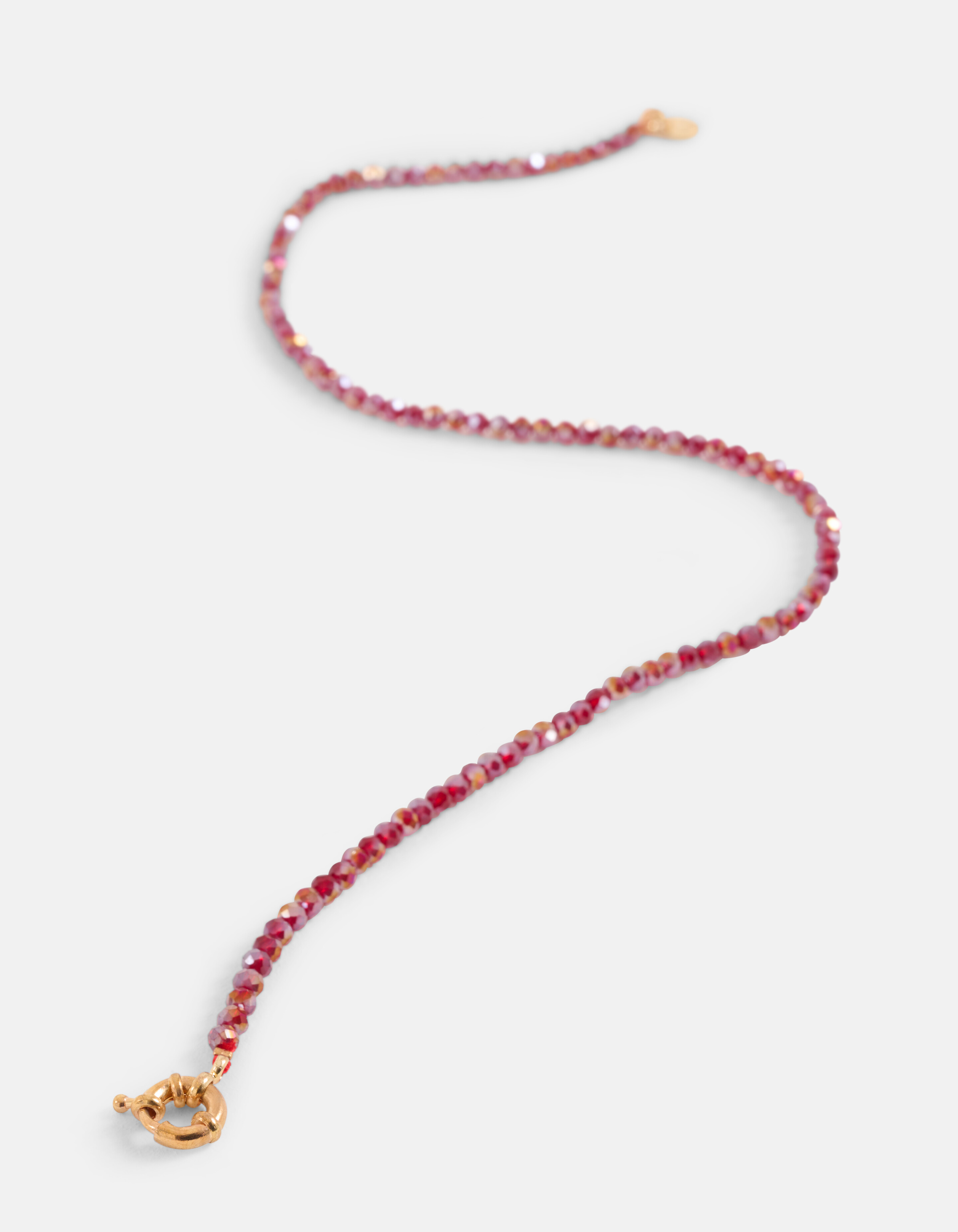 Beaded Ketting Paars SHOEBY ACCESSOIRES