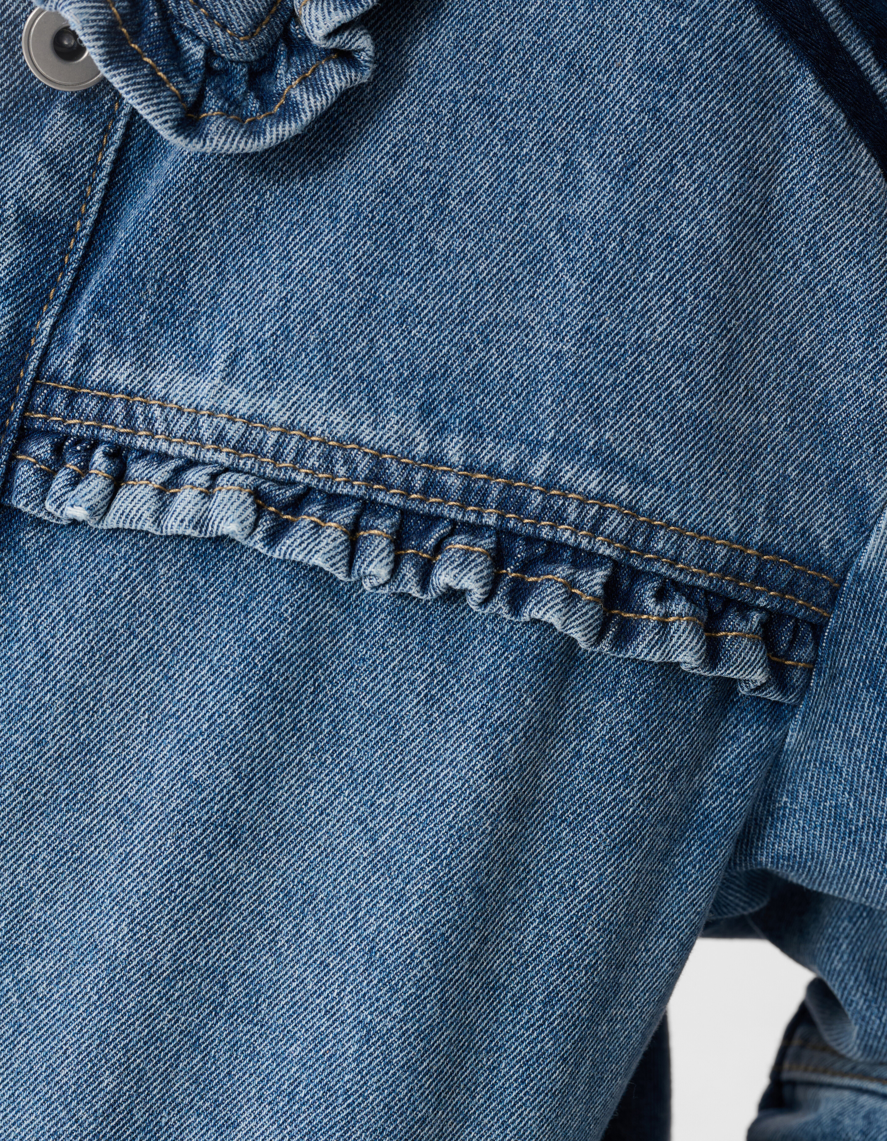 Sporty Denim Jack Blauw SHOEBY GIRLS