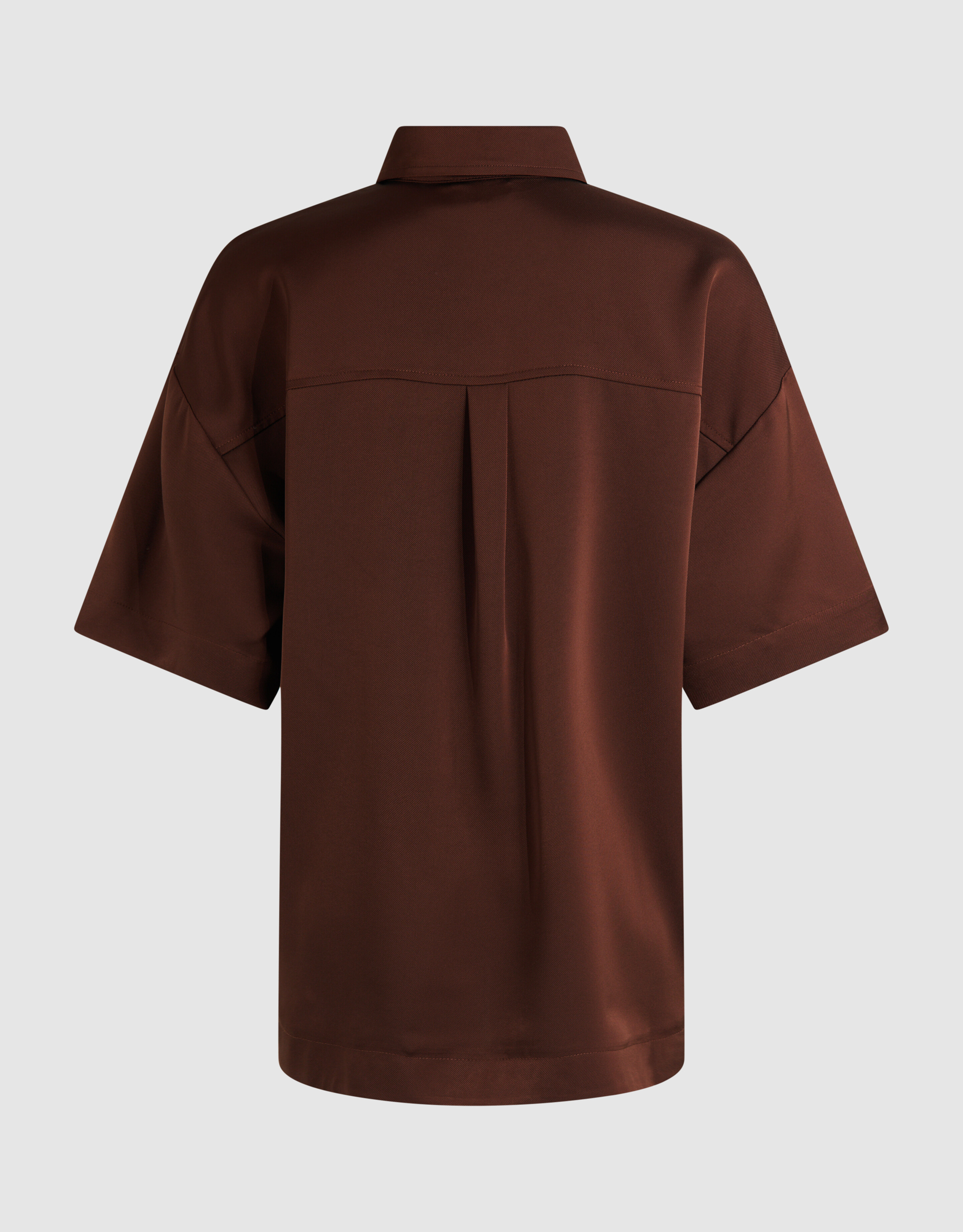 Oversized Blouse Donkerbruin SHOEBY WOMEN