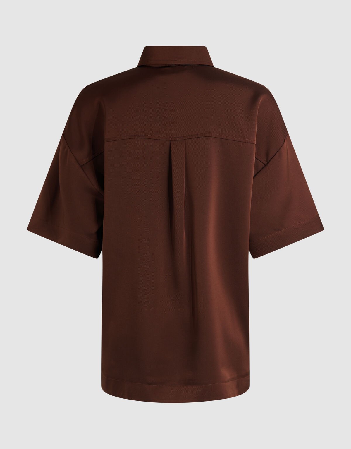 Oversized Blouse Donkerbruin SHOEBY WOMEN