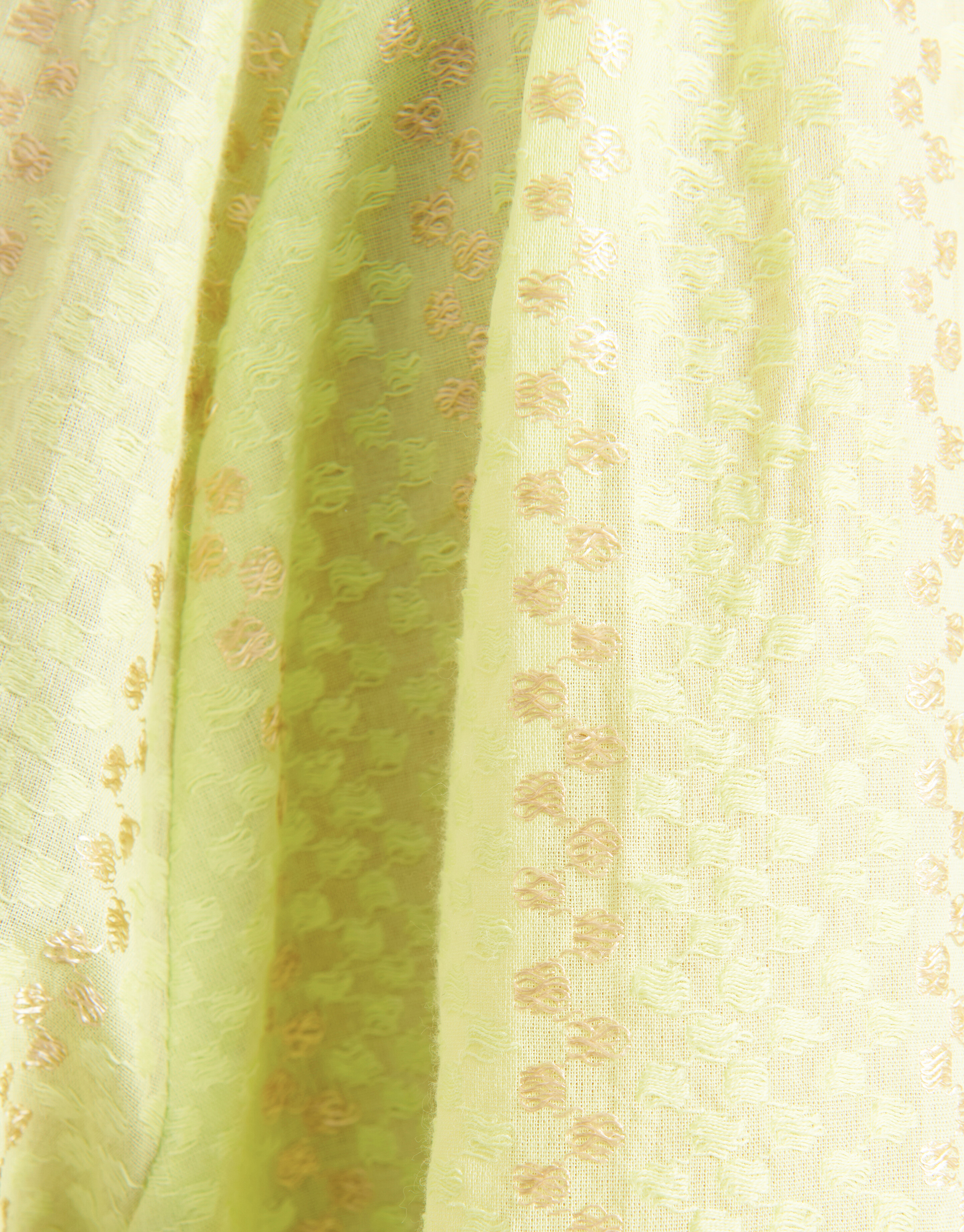 Lurex Detail Blouse Limoengroen SHOEBY WOMEN