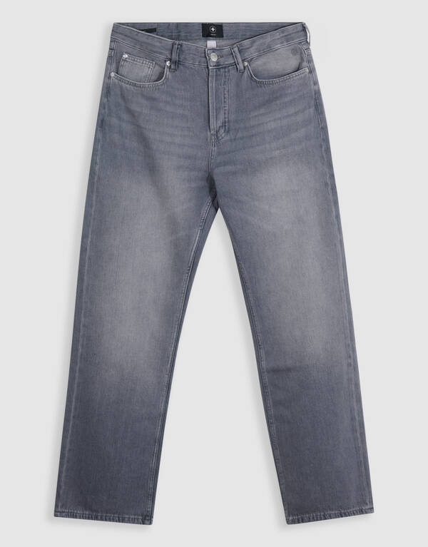 Relaxed Fit Jeans Grijs SHOEBY MEN