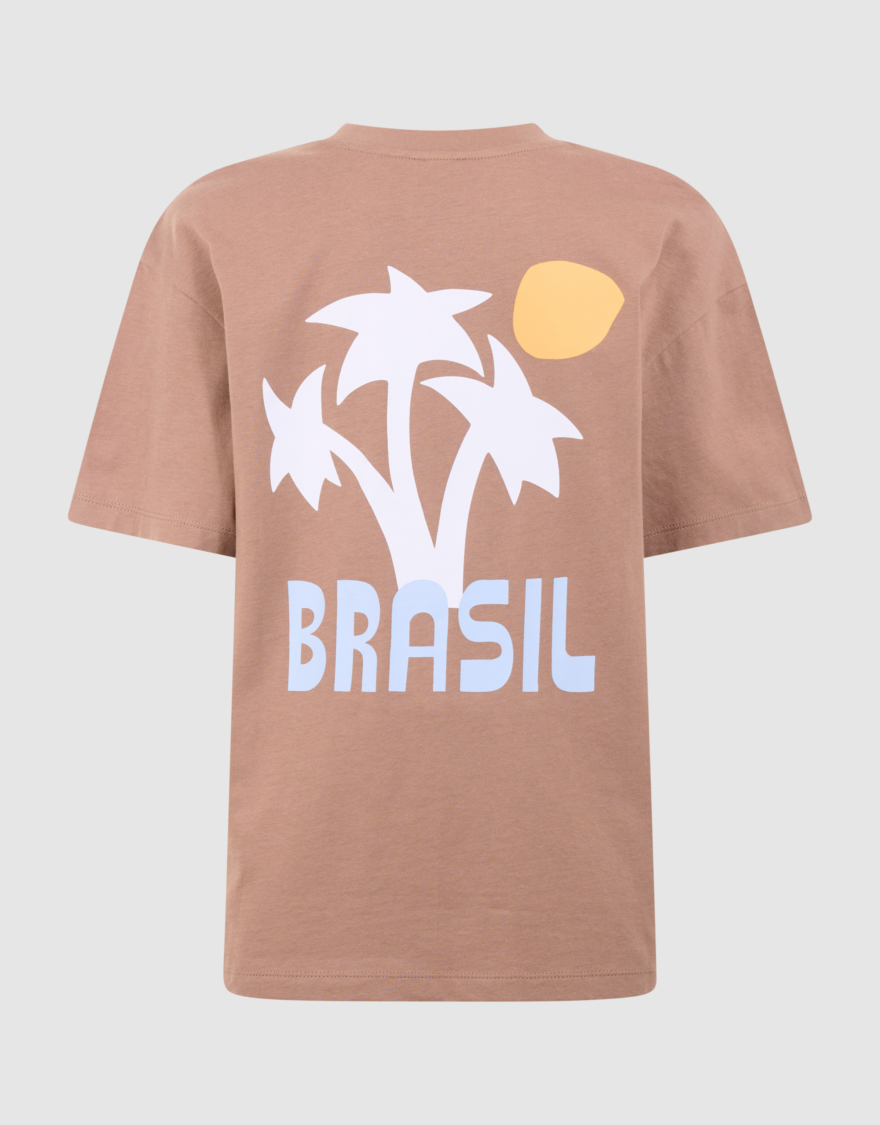 Brasil Artwork T-shirt Lichtbruin SHOEBY BOYS