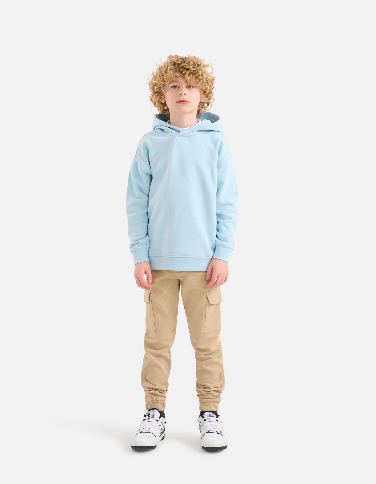 Basis Hoodie Lichtblauw SHOEBY BOYS