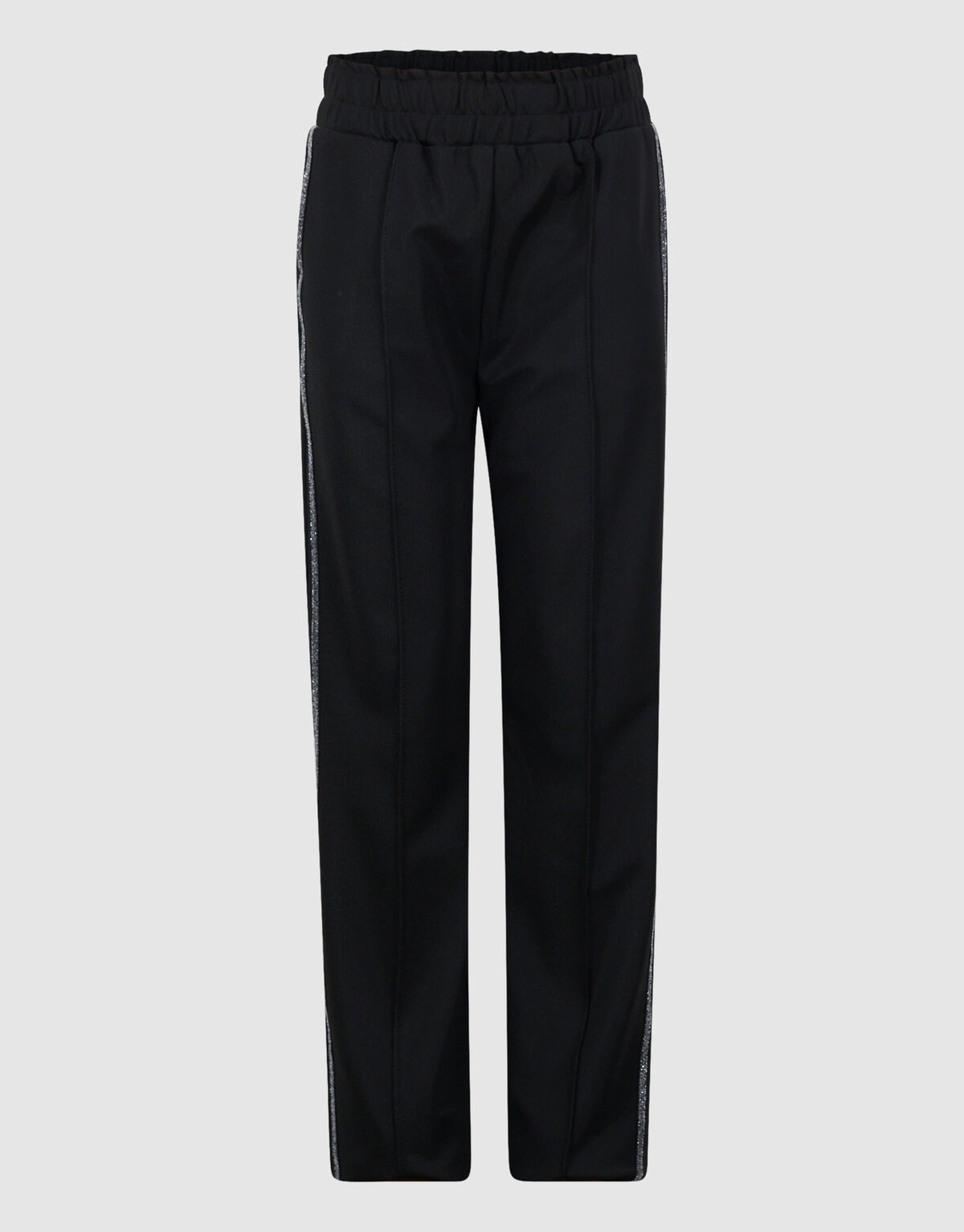 Glitter Wide Leg Broek Zwart SHOEBY GIRLS