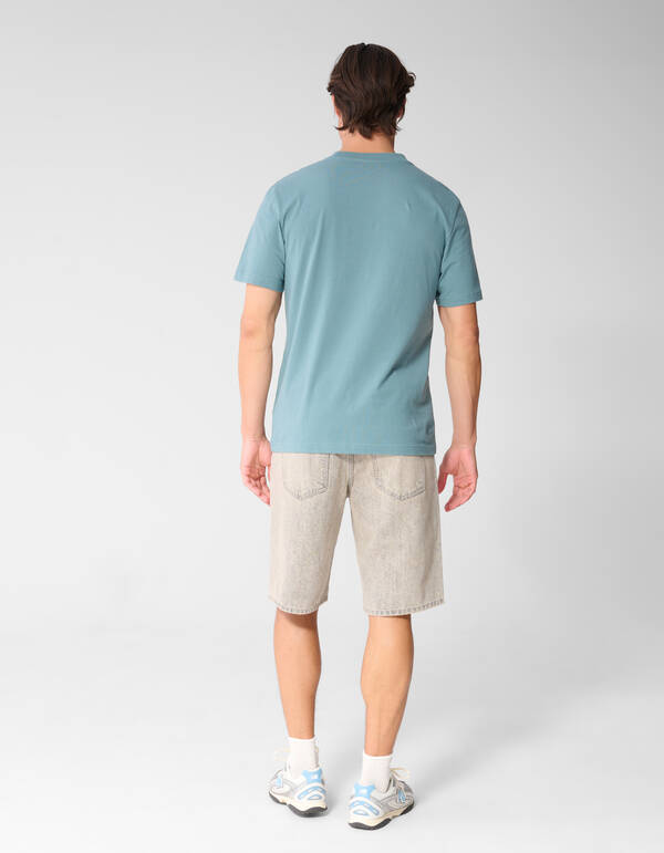 Radar Artwork T-shirt Lichtblauw SHOEBY MEN