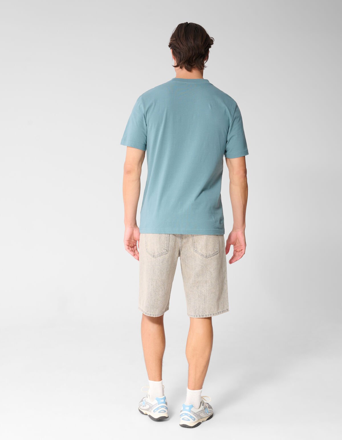 Radar Artwork T-shirt Lichtblauw SHOEBY MEN
