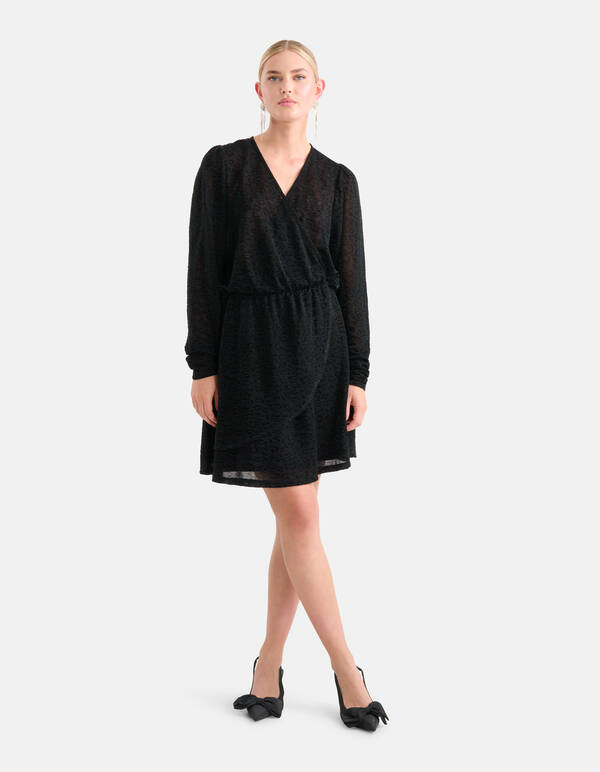 Lurex Jurk Donkergroen SHOEBY WOMEN
