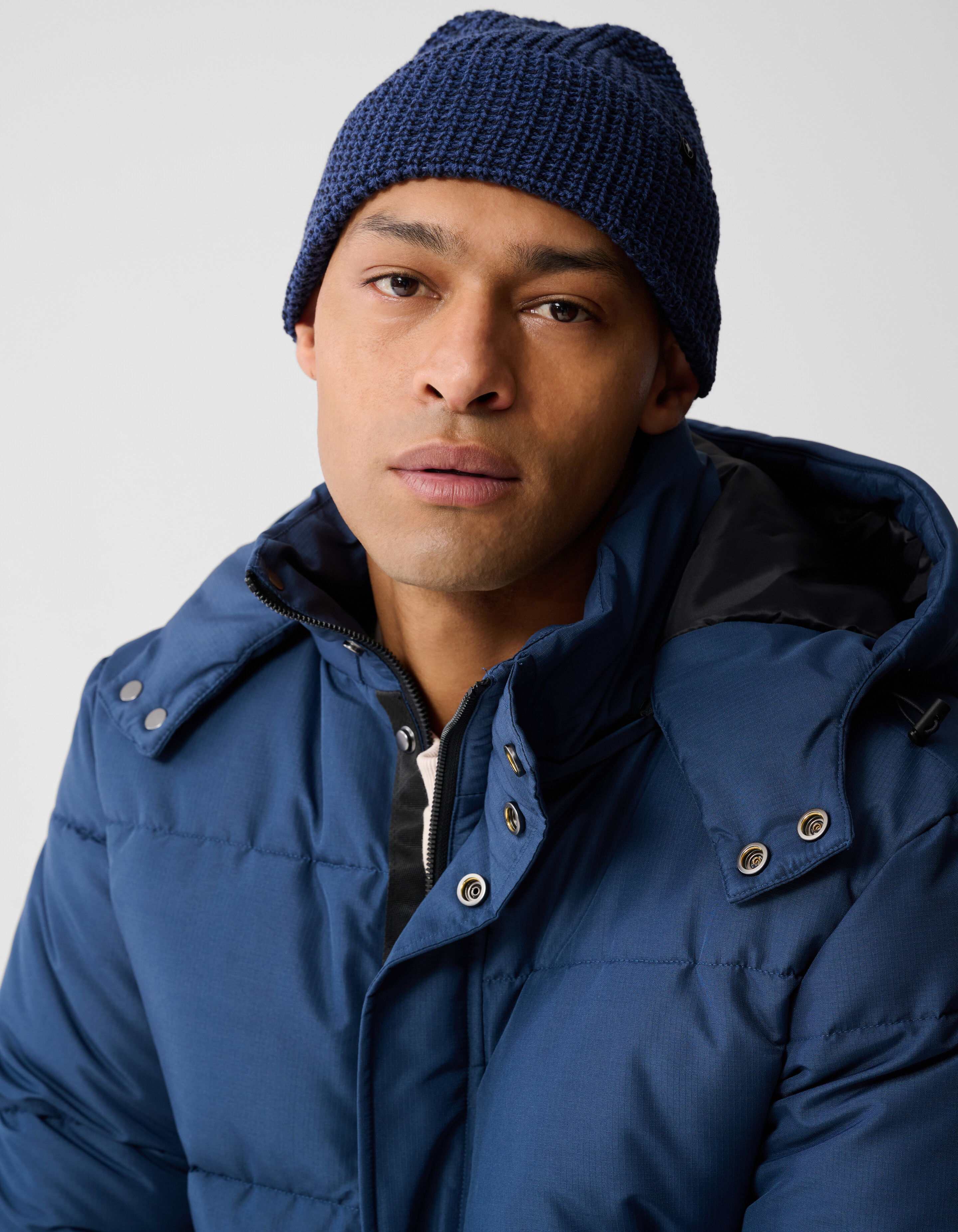 Structuur Muts Donkerblauw SHOEBY ACCESSOIRES