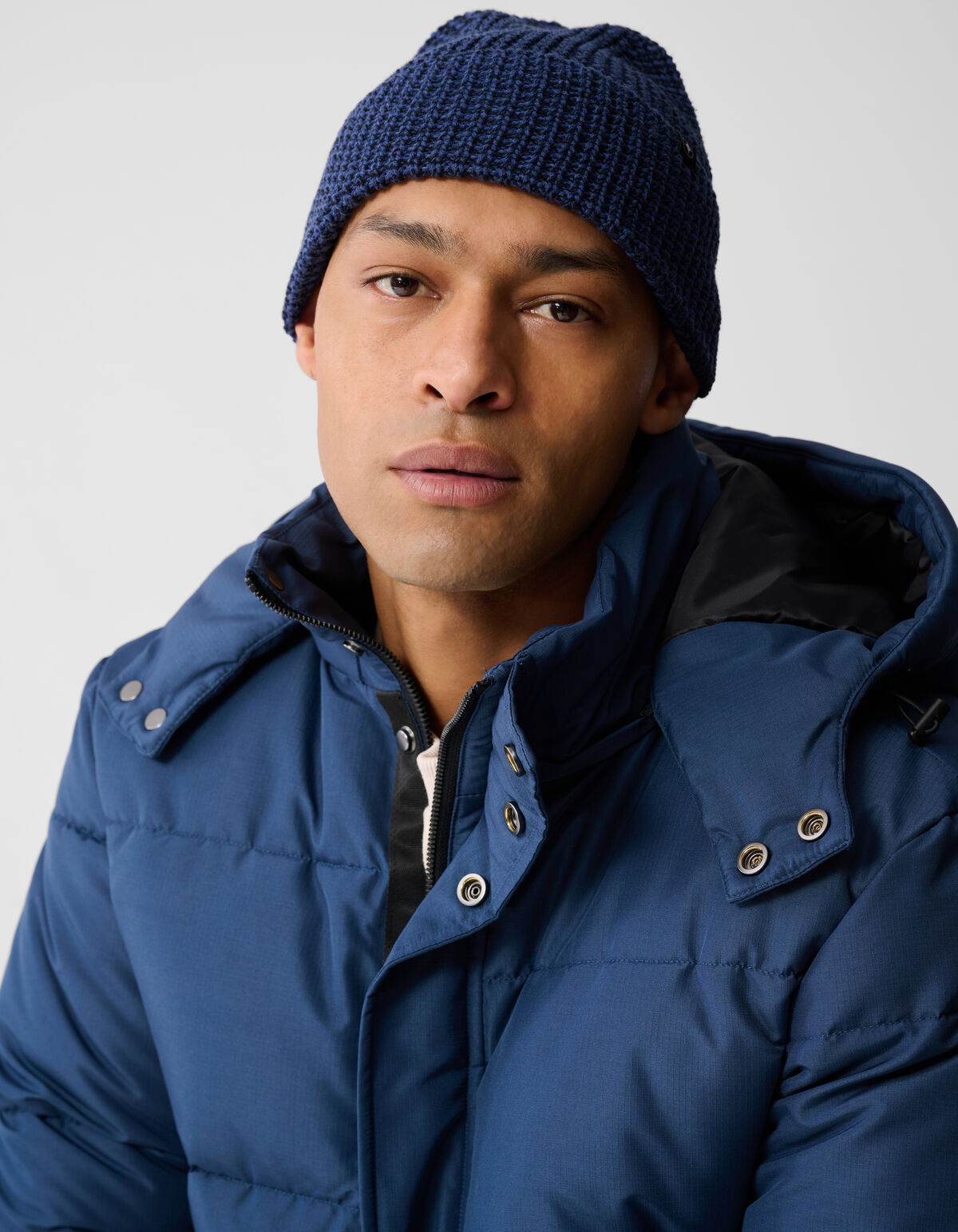 Structuur Muts Donkerblauw SHOEBY ACCESSOIRES