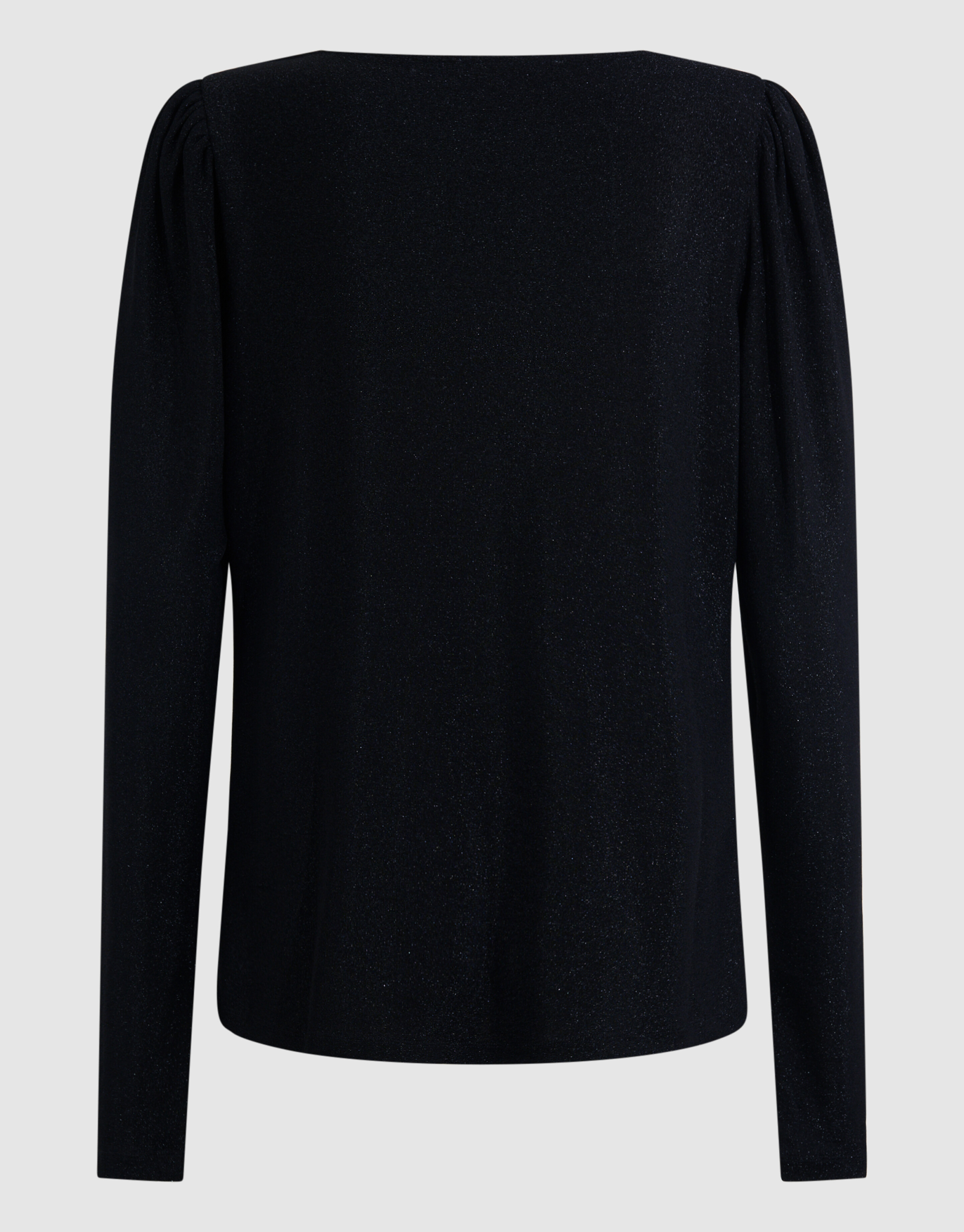 Glitter Drape Top Zwart SHOEBY WOMEN