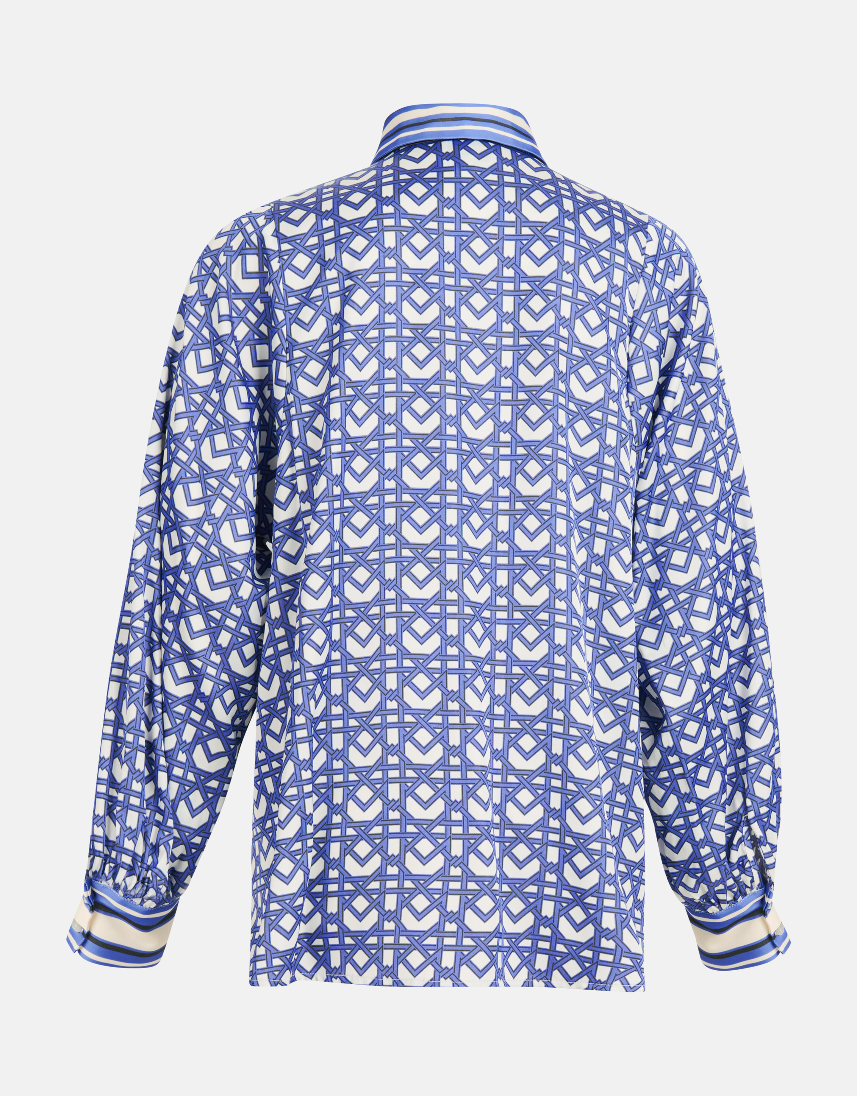 Grafische Retro Blouse Paars SHOEBY WOMEN