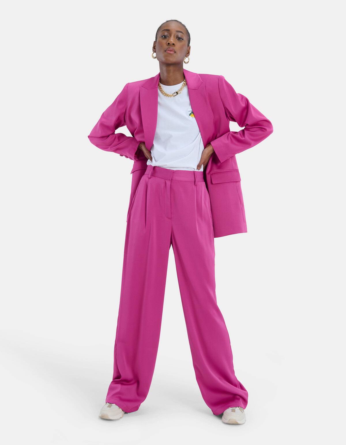 Pink Satin Broek EKSEPT
