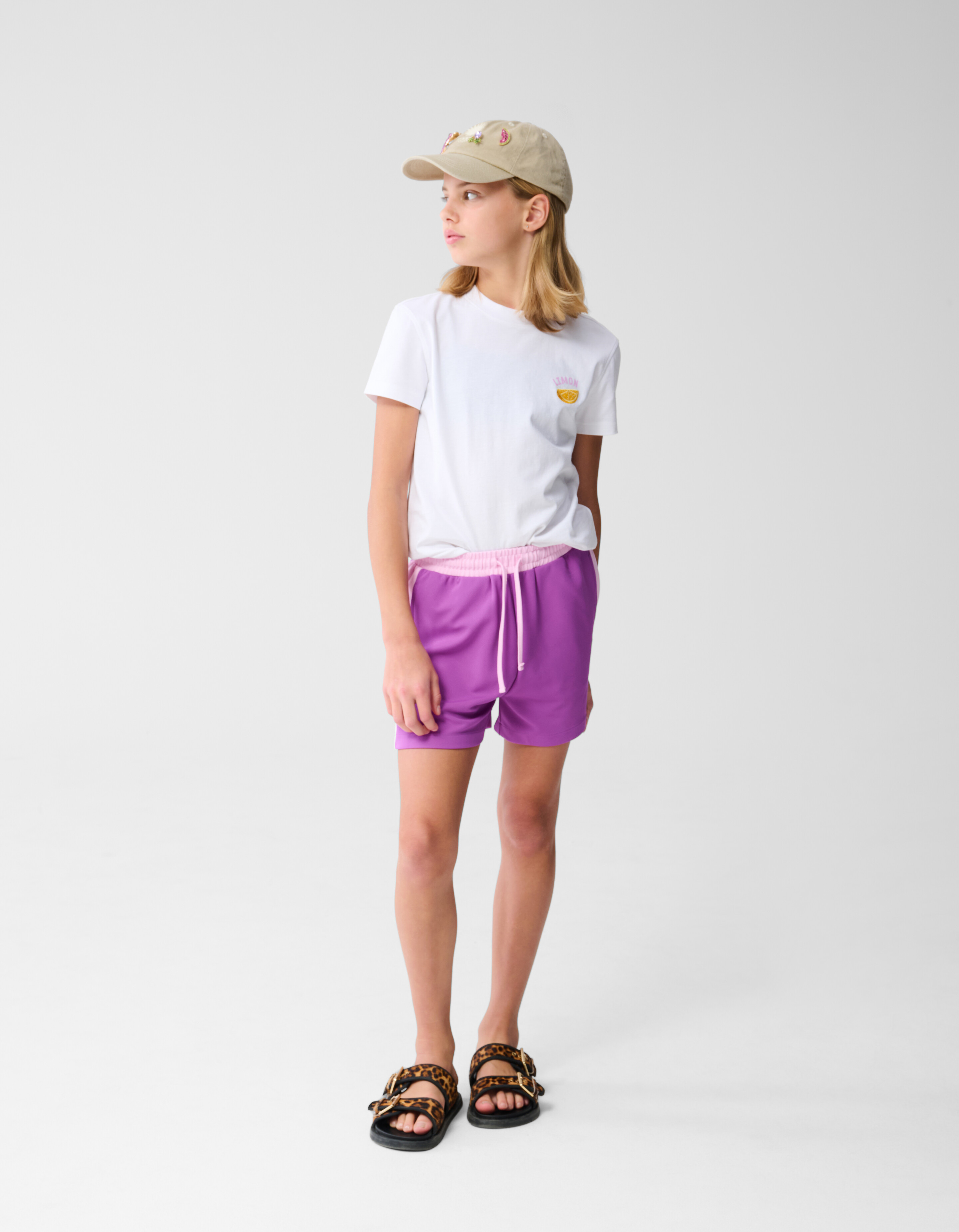 Lemon Artwork T-shirt Wit SHOEBY GIRLS