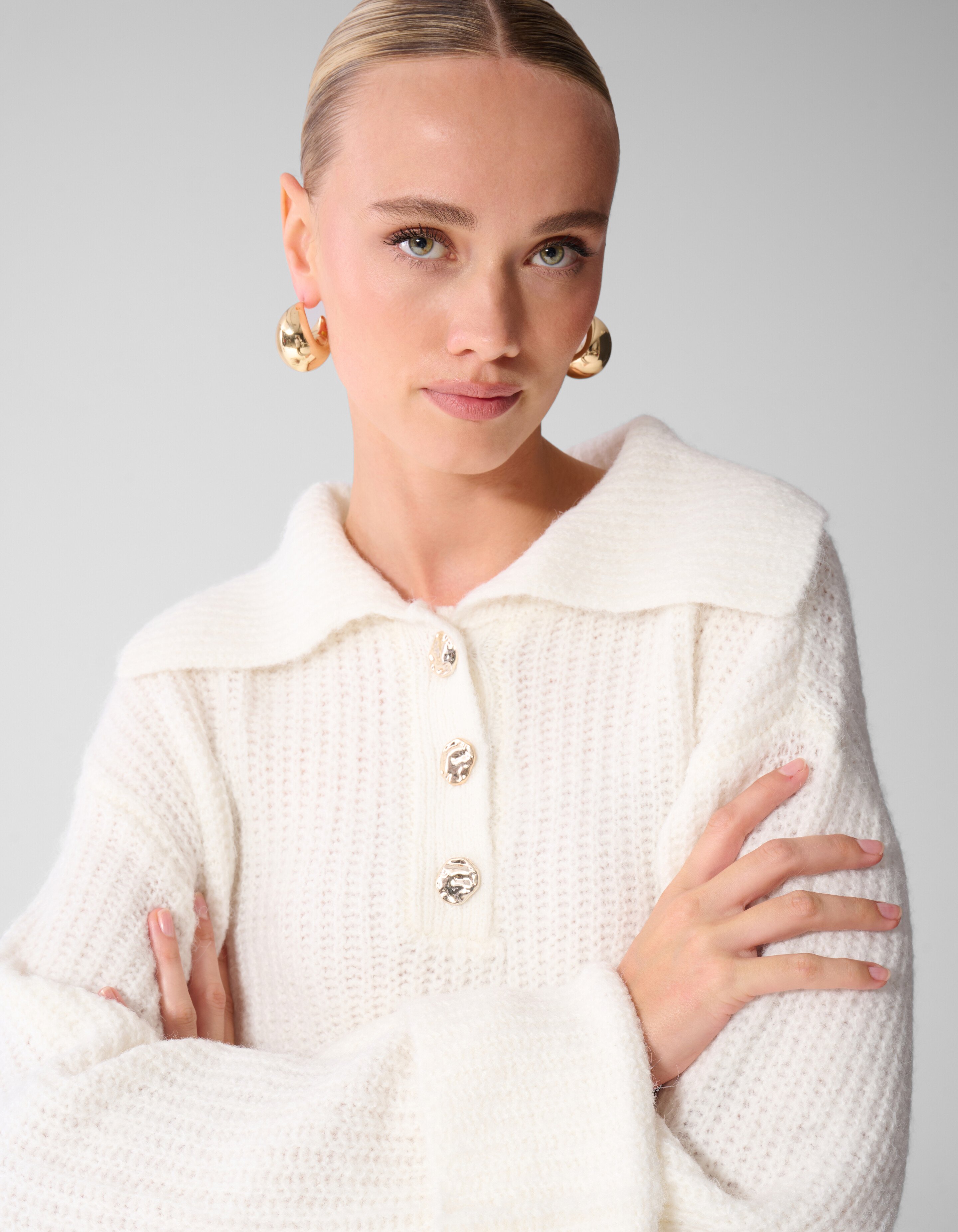 Bulky Big Hoop Oorbellen Goud SHOEBY ACCESSOIRES