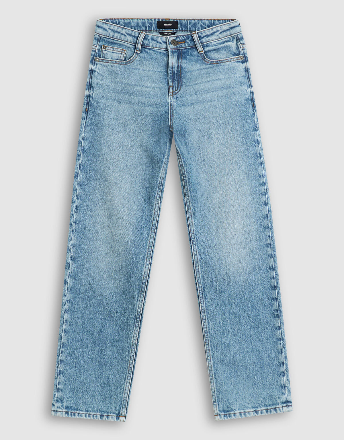 Straight Fit Jeans Blauw SHOEBY BOYS