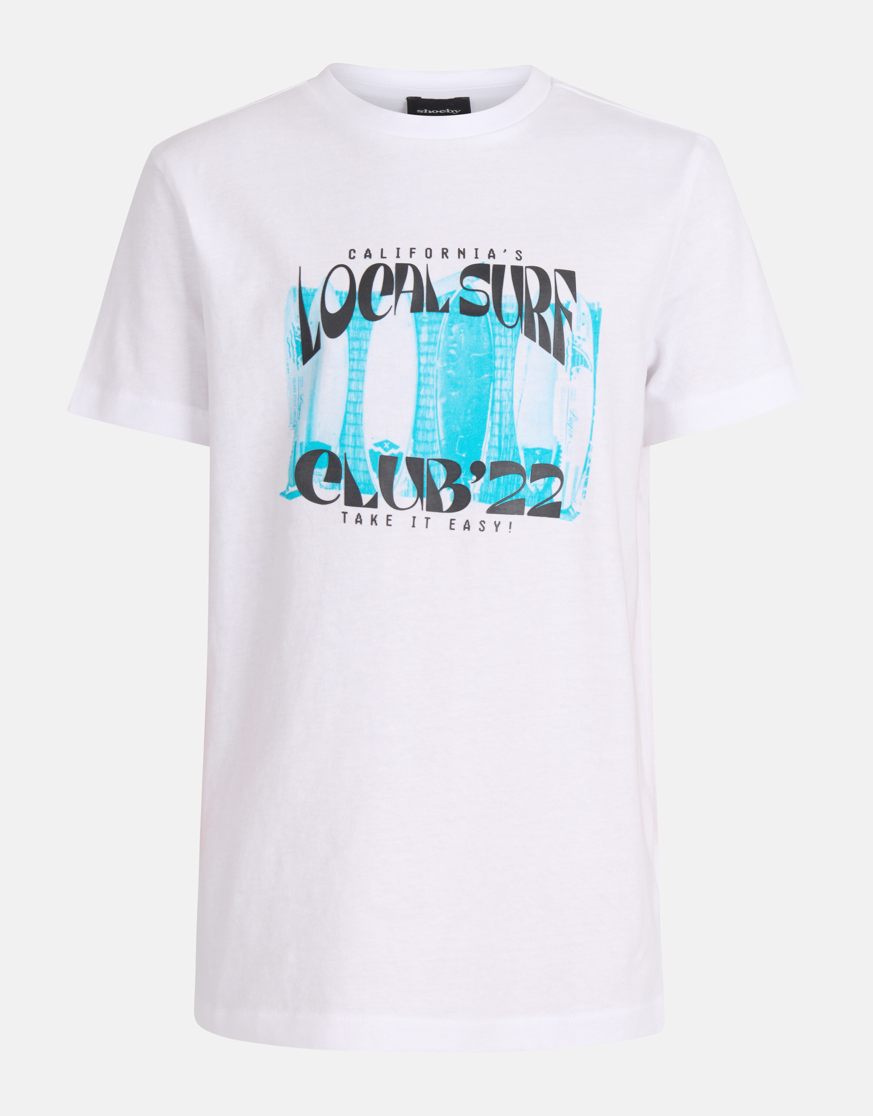 Print T-shirt Wit SHOEBY BOYS