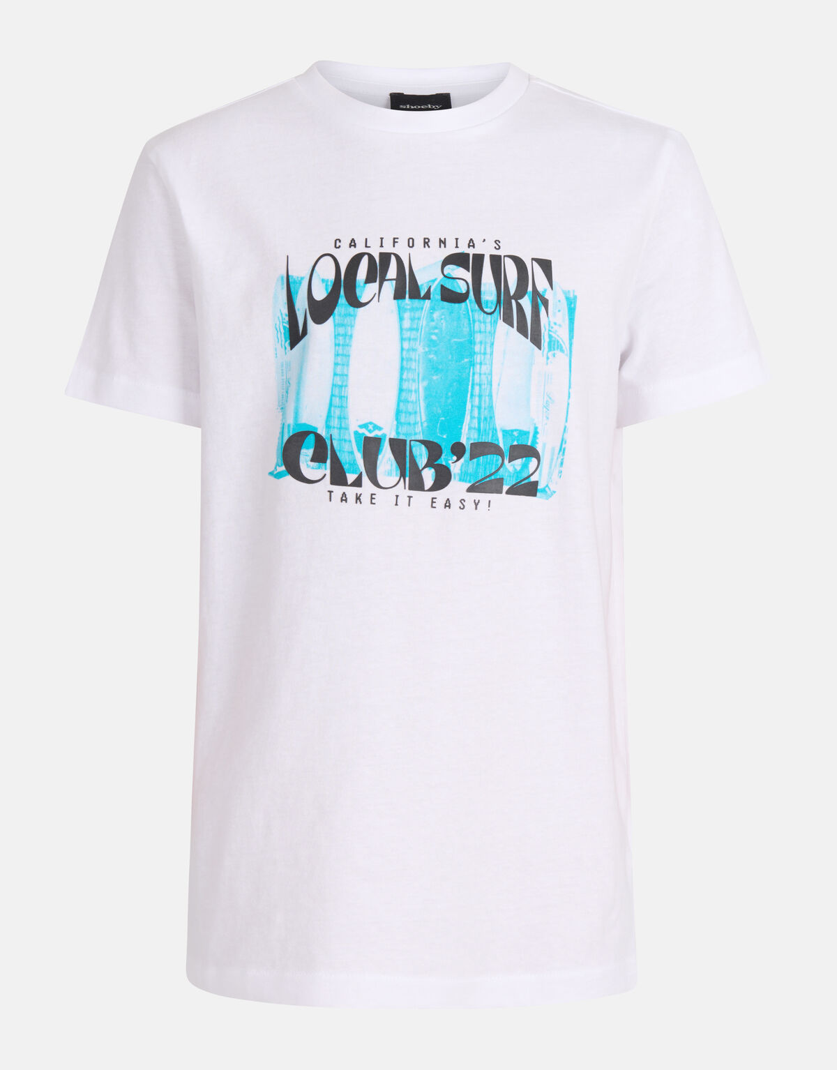 Print T-shirt Wit SHOEBY BOYS