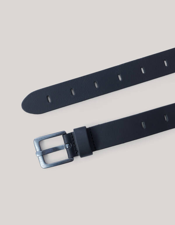 Basis Leren Riem Zwart SHOEBY ACCESSOIRES