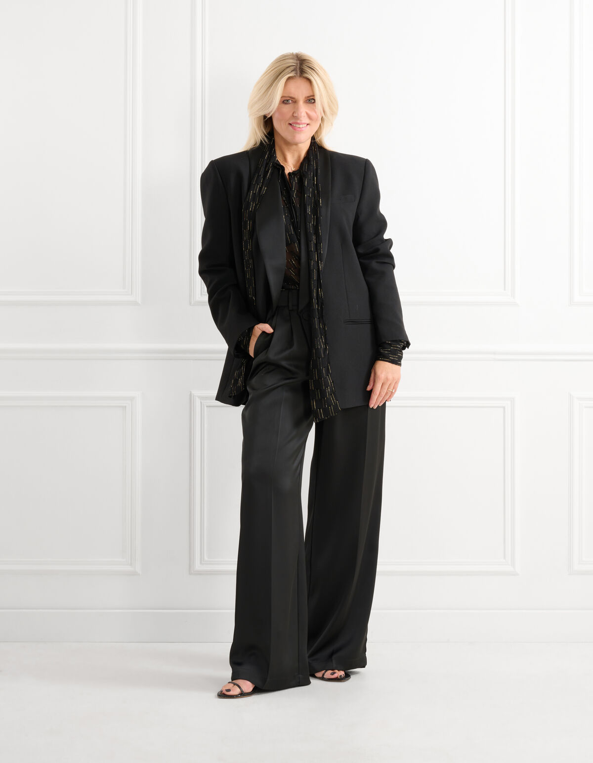 Satijnen Pantalon Zwart By Lonneke SHOEBY WOMEN