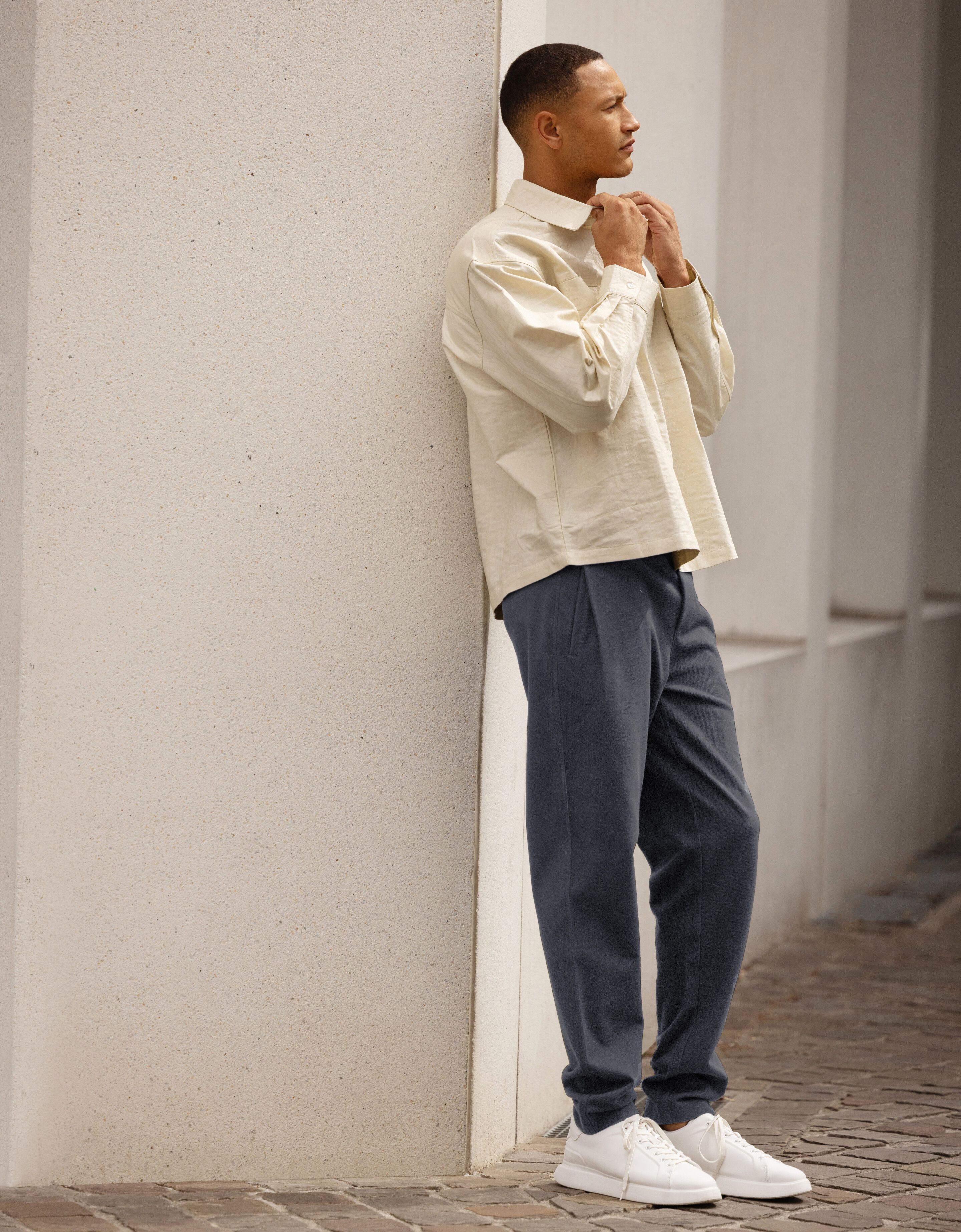 Smart Jogger Broek Donkergrijs SHOEBY MEN