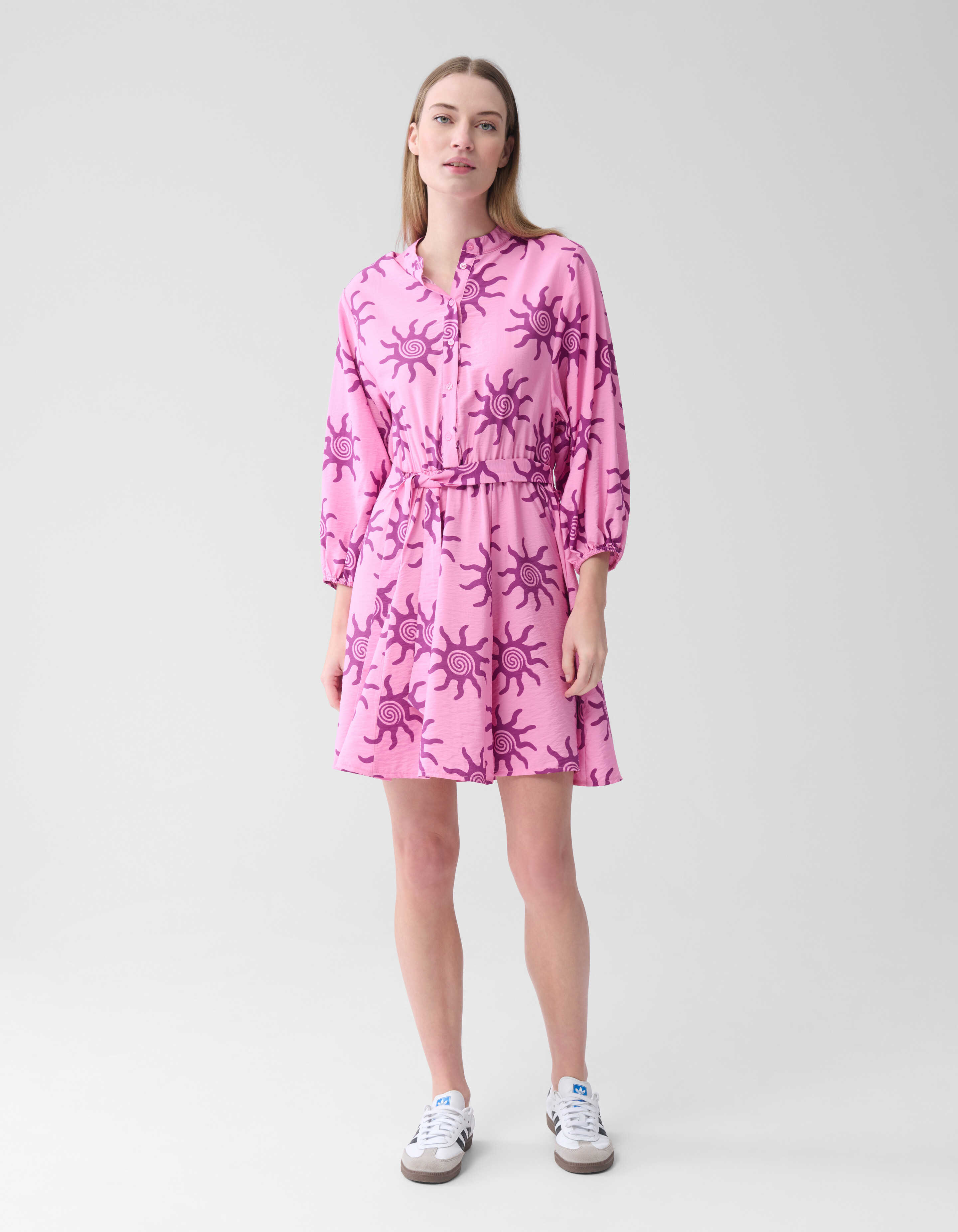 Printed Mini Jurk Lichtroze SHOEBY WOMEN