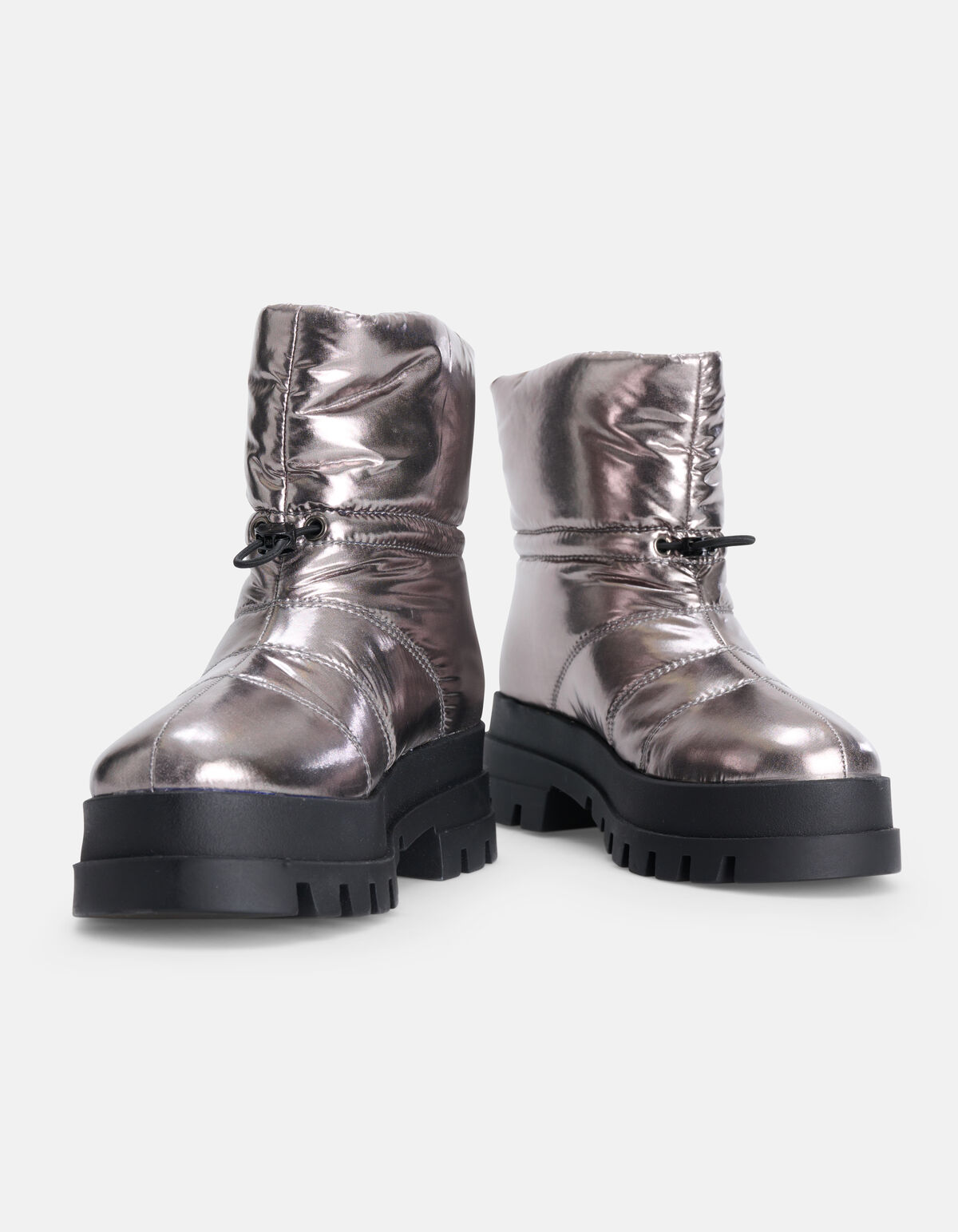 Metallic Laars Zilver SHOEBY SHOES