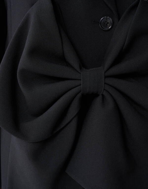 Oversized Strik Blazer Jurk Zwart SHOEBY WOMEN