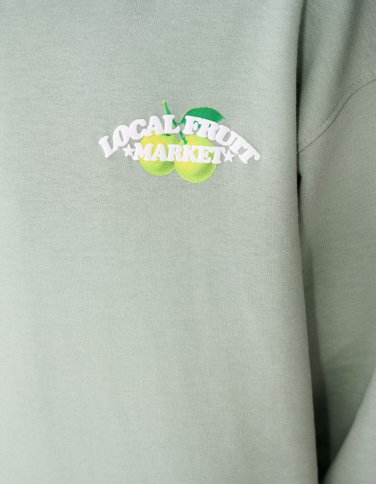 Market Artwork Hoodie Lichtgroen SHOEBY BOYS